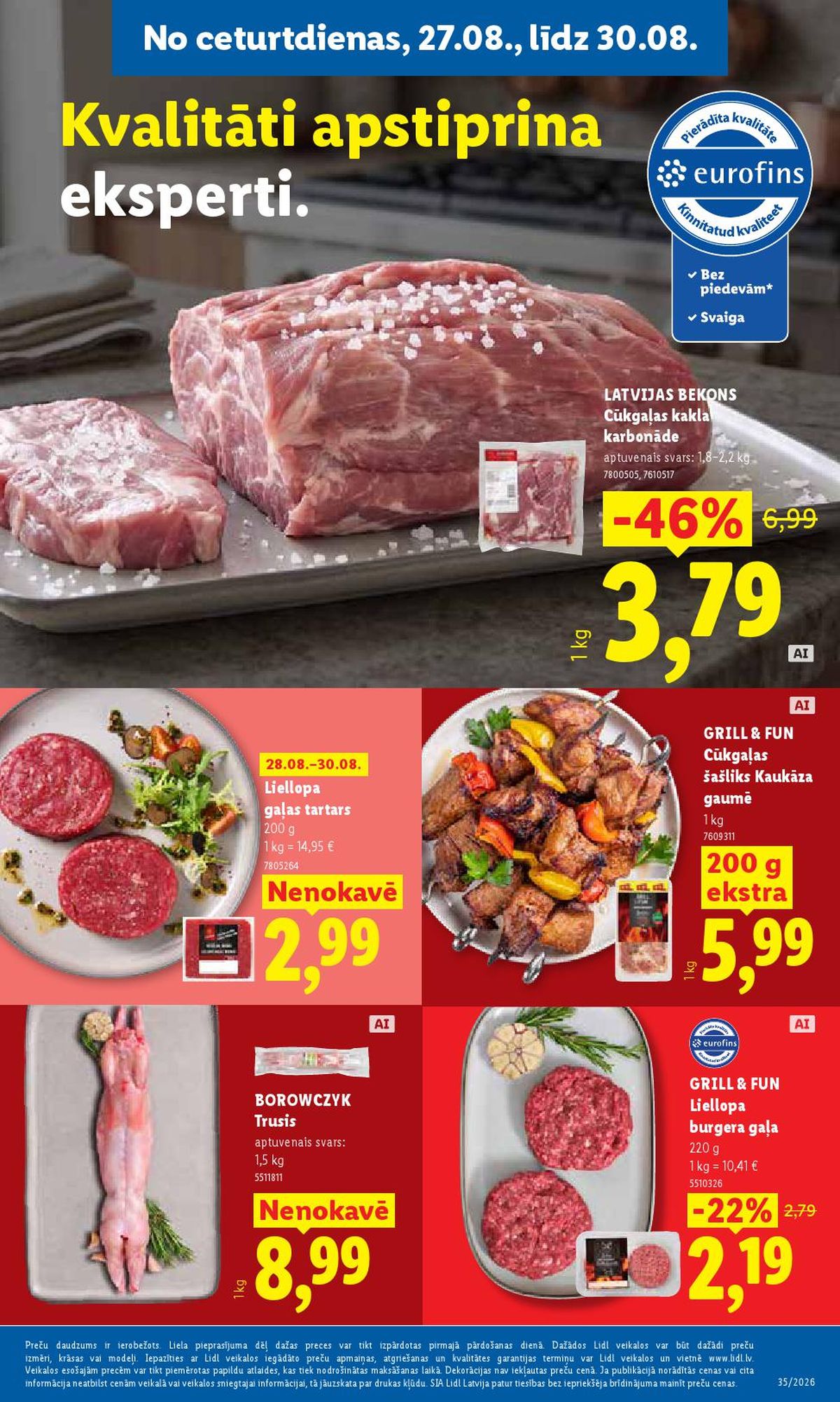 lidl - LIDL - Aktuālais akciju buklets (24.08.2026 - 30.08.2026) - page: 18