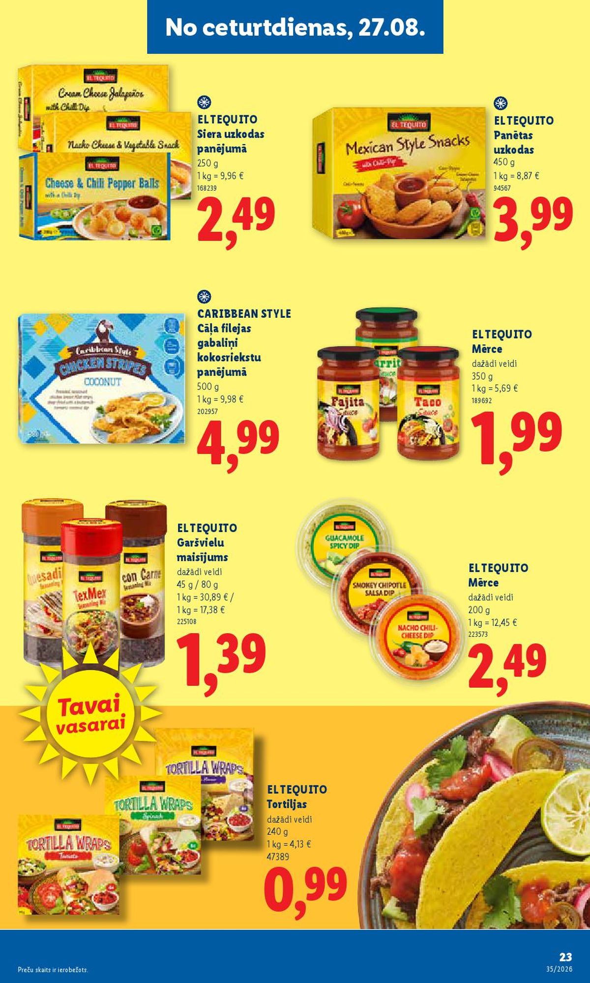 lidl - LIDL - Aktuālais akciju buklets (24.08.2026 - 30.08.2026) - page: 13