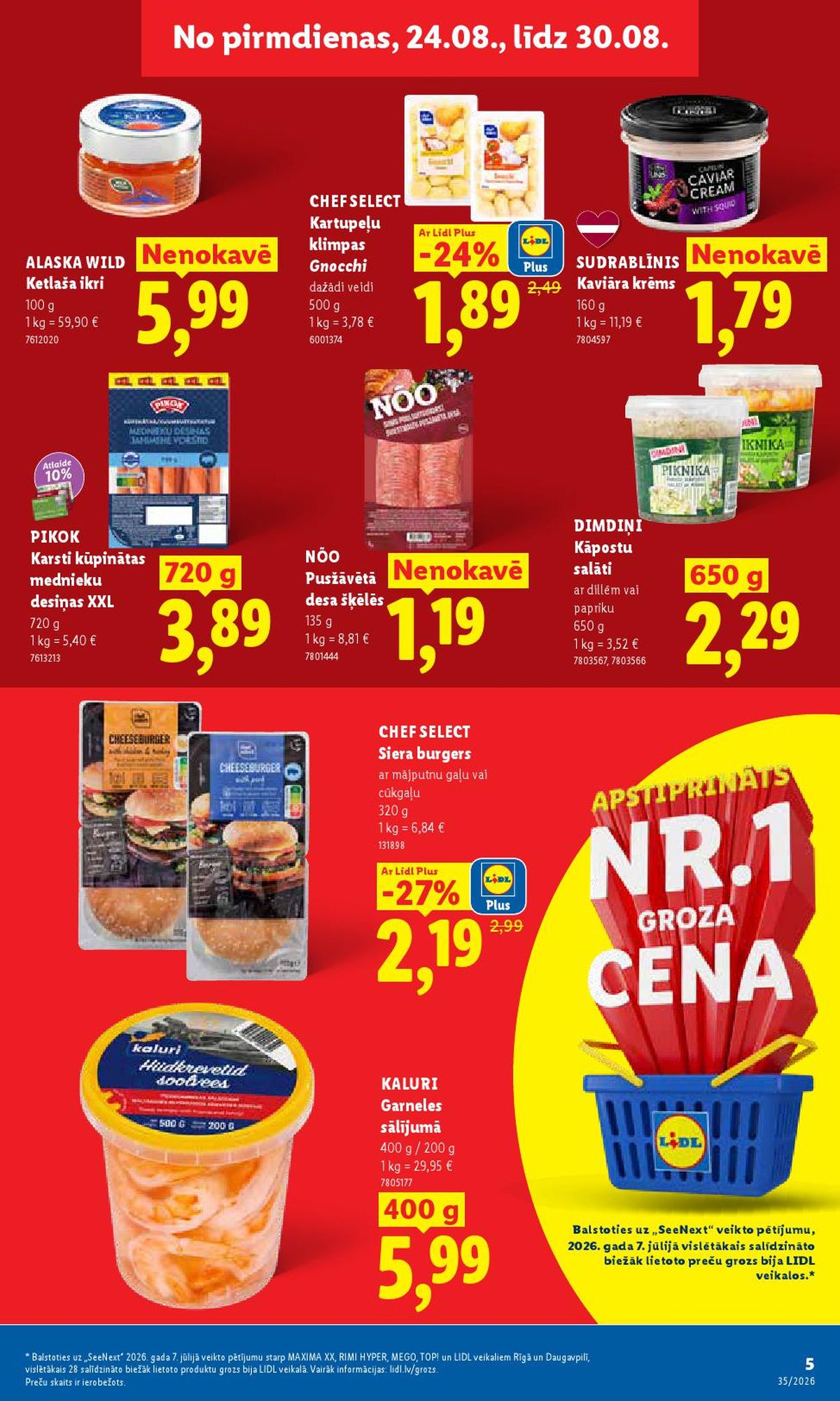lidl - LIDL - Aktuālais akciju buklets (24.08.2026 - 30.08.2026) - page: 3