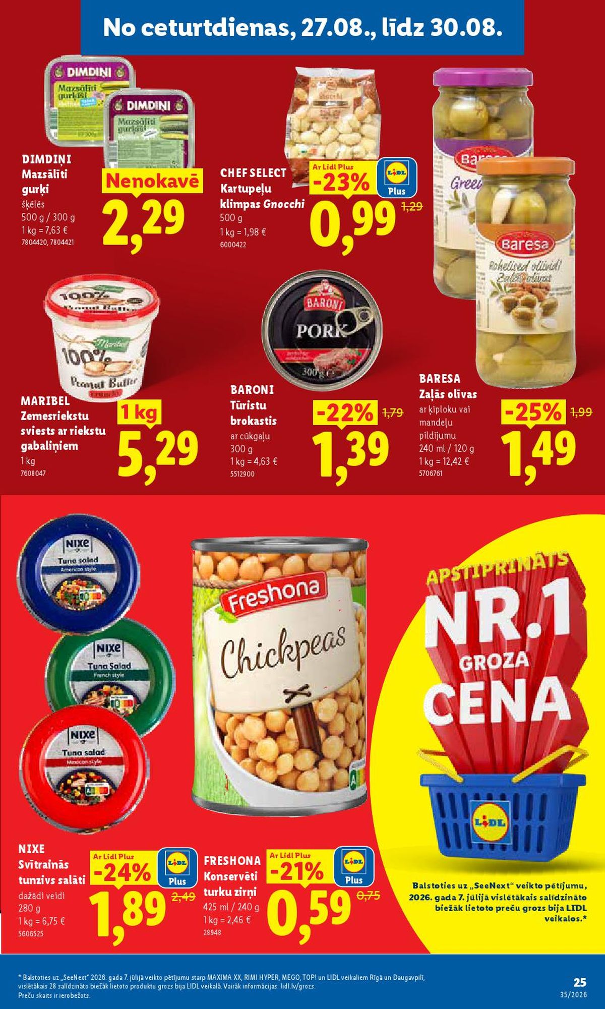 lidl - LIDL - Aktuālais akciju buklets (24.08.2026 - 30.08.2026) - page: 14