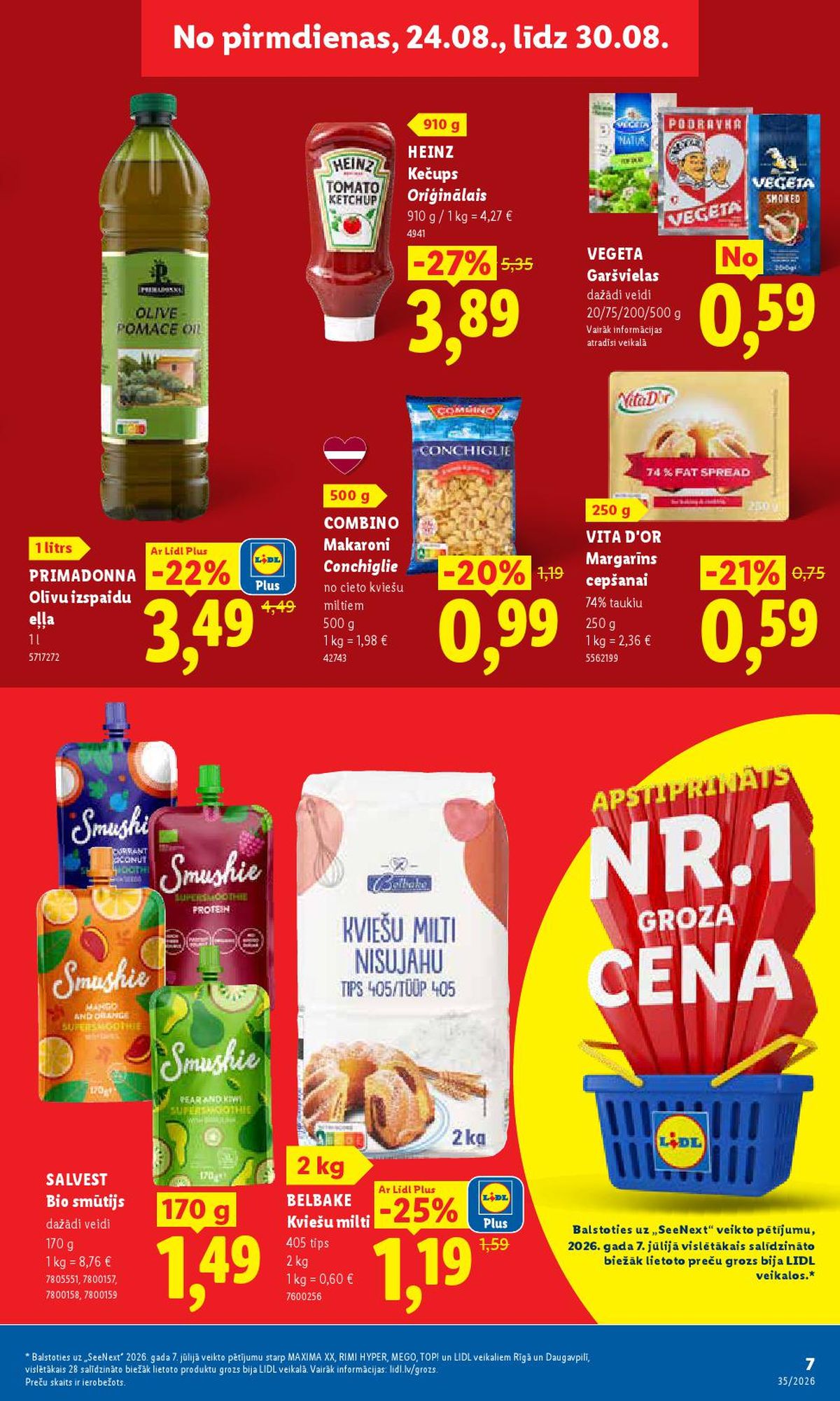 lidl - LIDL - Aktuālais akciju buklets (24.08.2026 - 30.08.2026) - page: 4