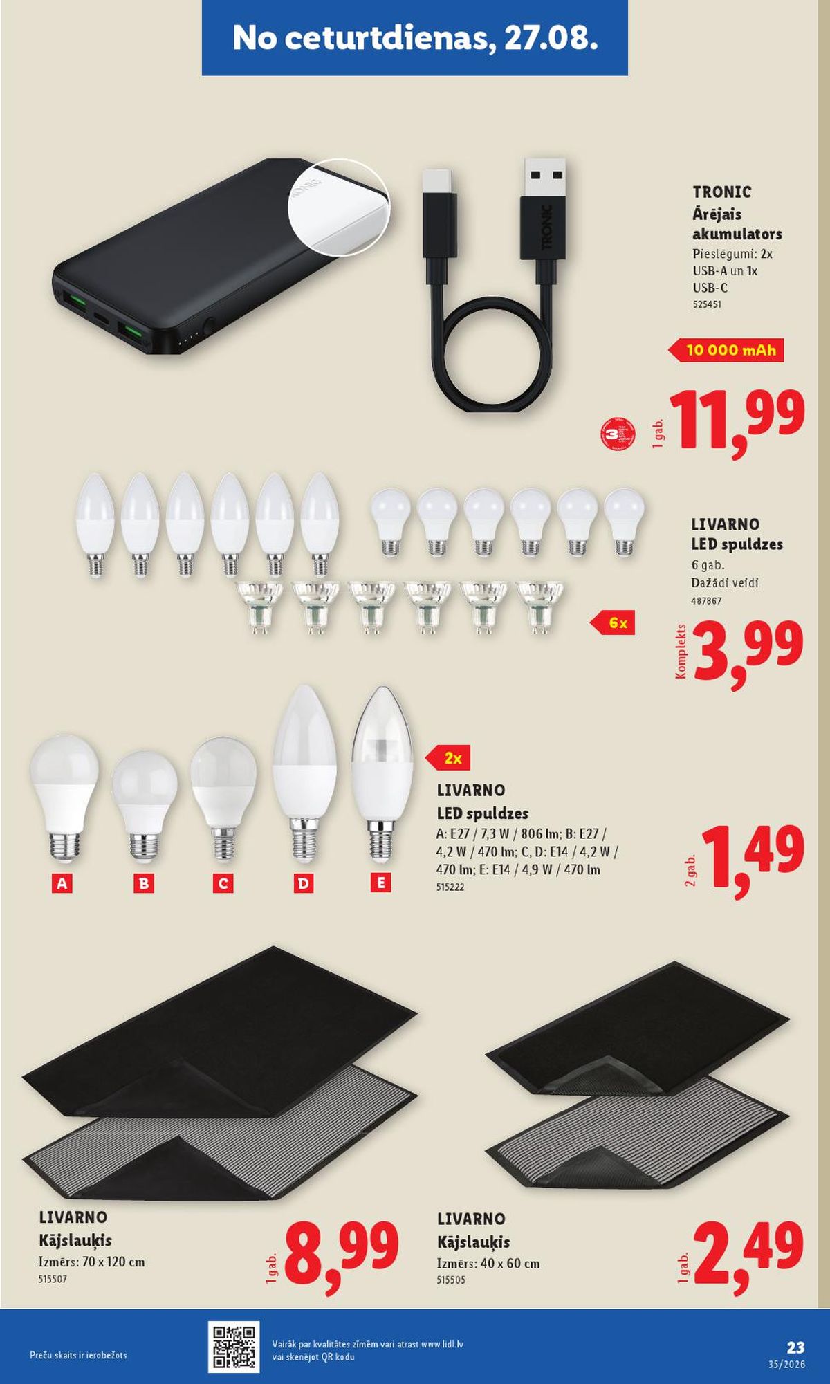 lidl - LIDL - Nepārtikas preču piedāvājums (24.08.2026 - 30.08.2026) - page: 11