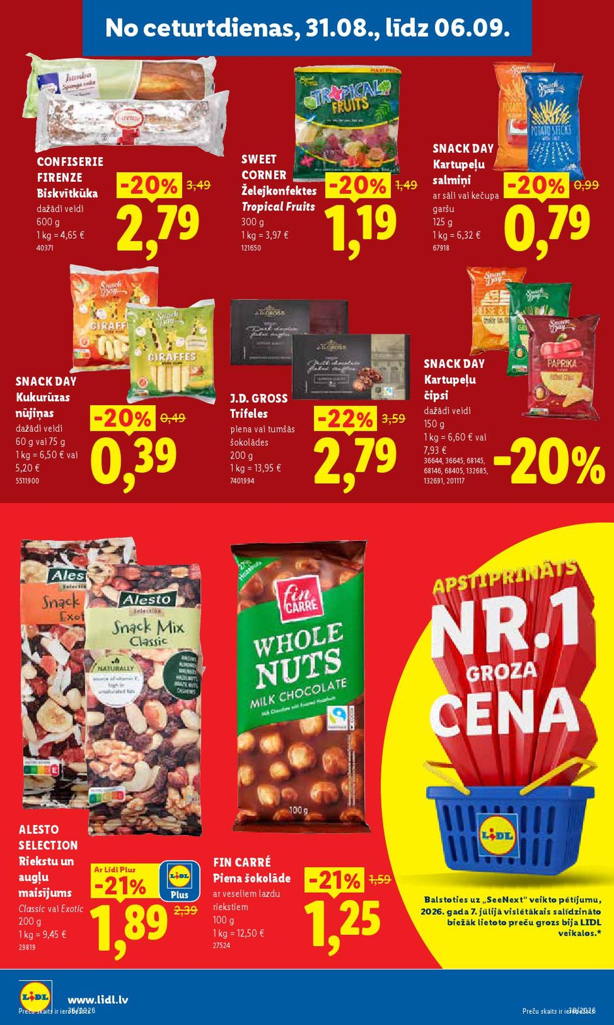 lidl - LIDL - Aktuālais akciju buklets (31.08.2026 - 06.09.2026) - page: 20