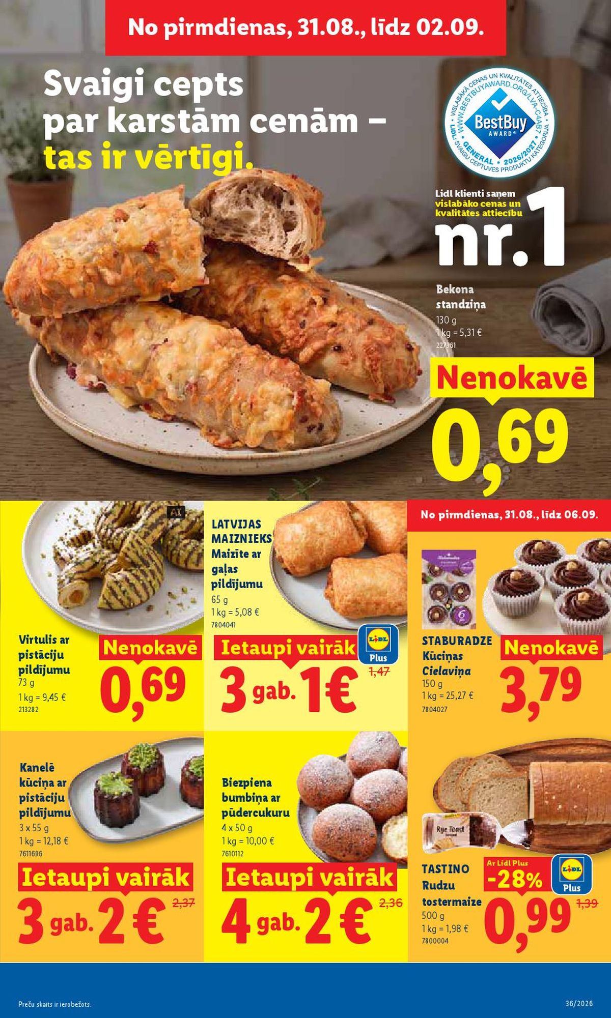 lidl - LIDL - Aktuālais akciju buklets (31.08.2026 - 06.09.2026) - page: 4