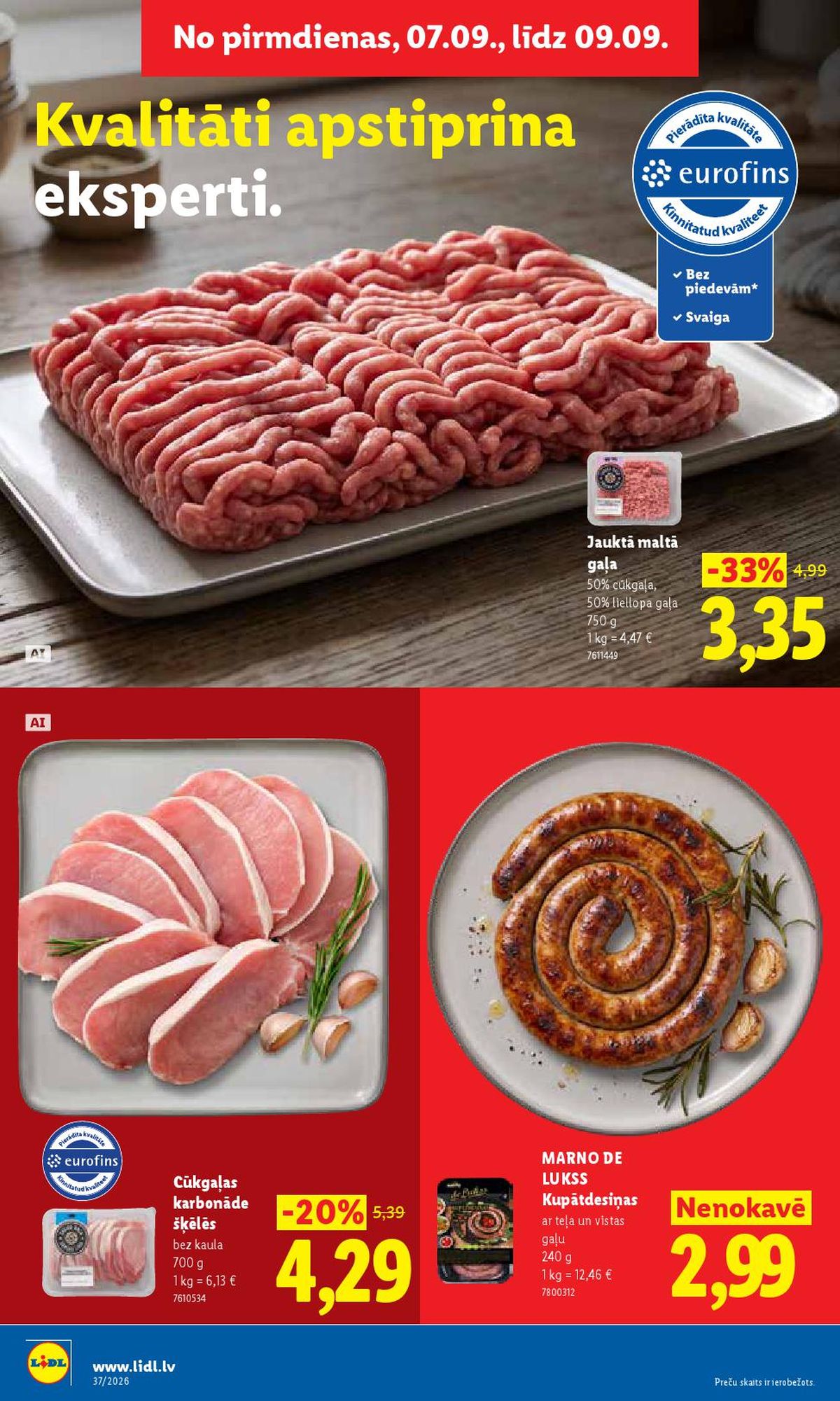 lidl - LIDL - Aktuālais akciju buklets (07.09.2026 - 13.09.2026) - page: 3