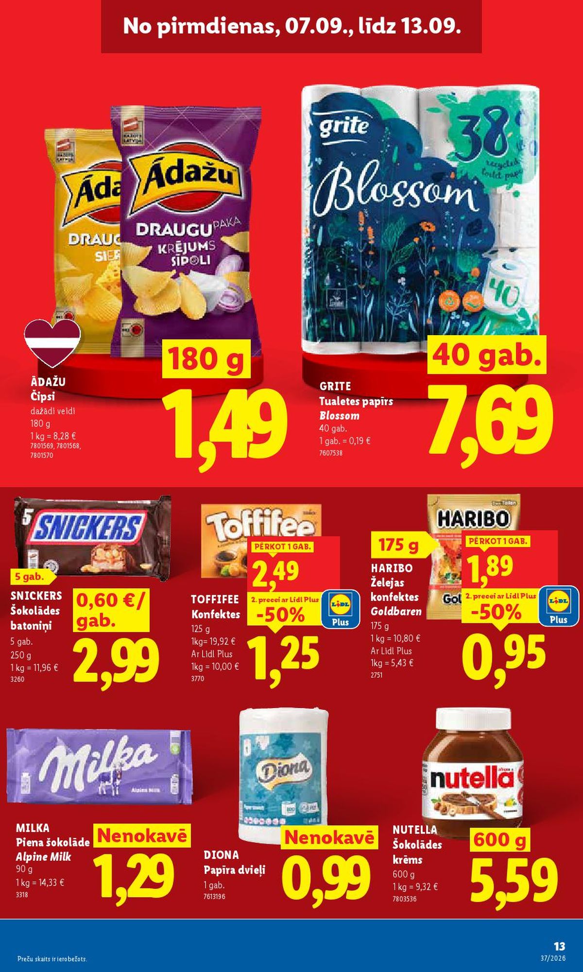 lidl - LIDL - Aktuālais akciju buklets (07.09.2026 - 13.09.2026) - page: 6