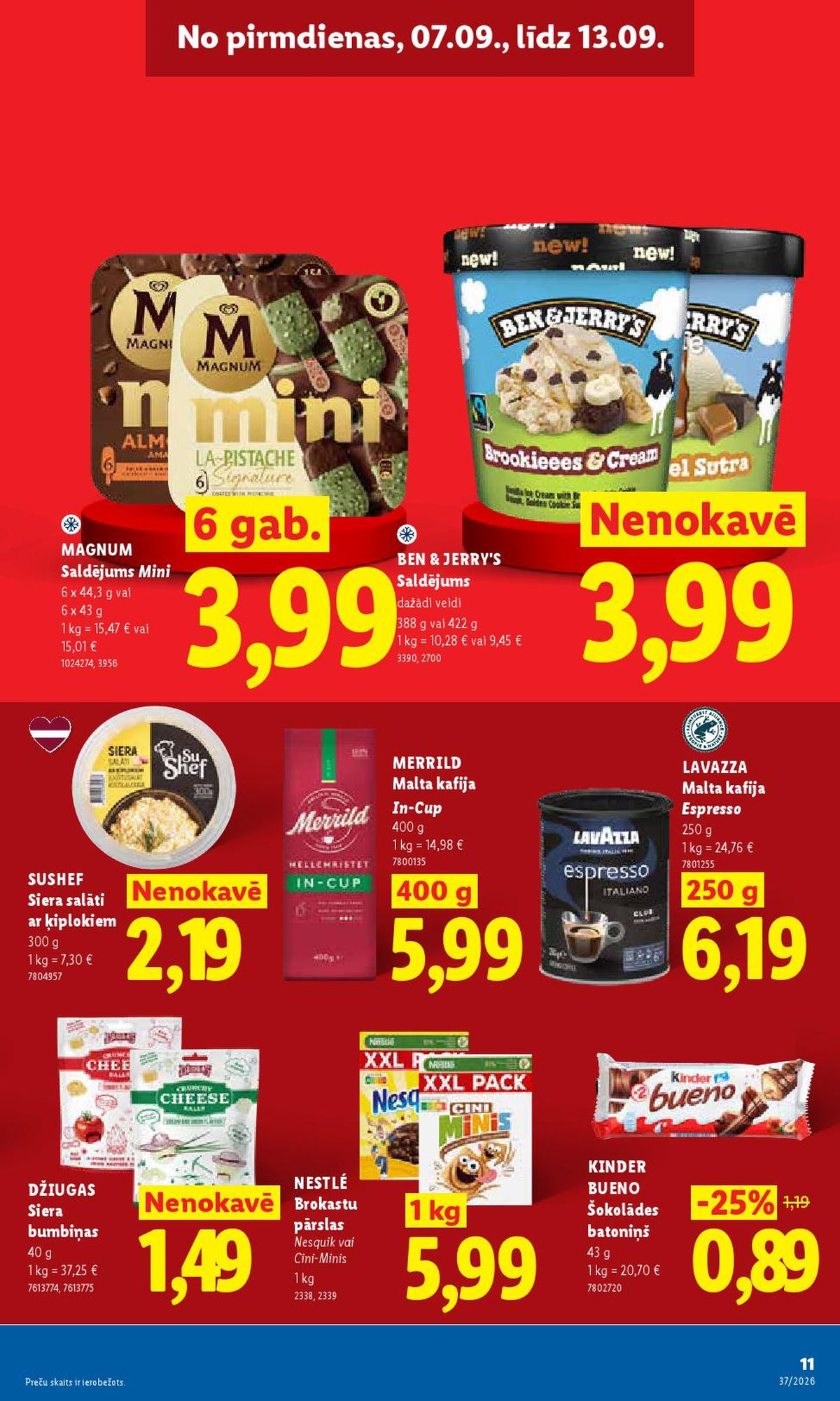 lidl - LIDL - Aktuālais akciju buklets (07.09.2026 - 13.09.2026) - page: 5