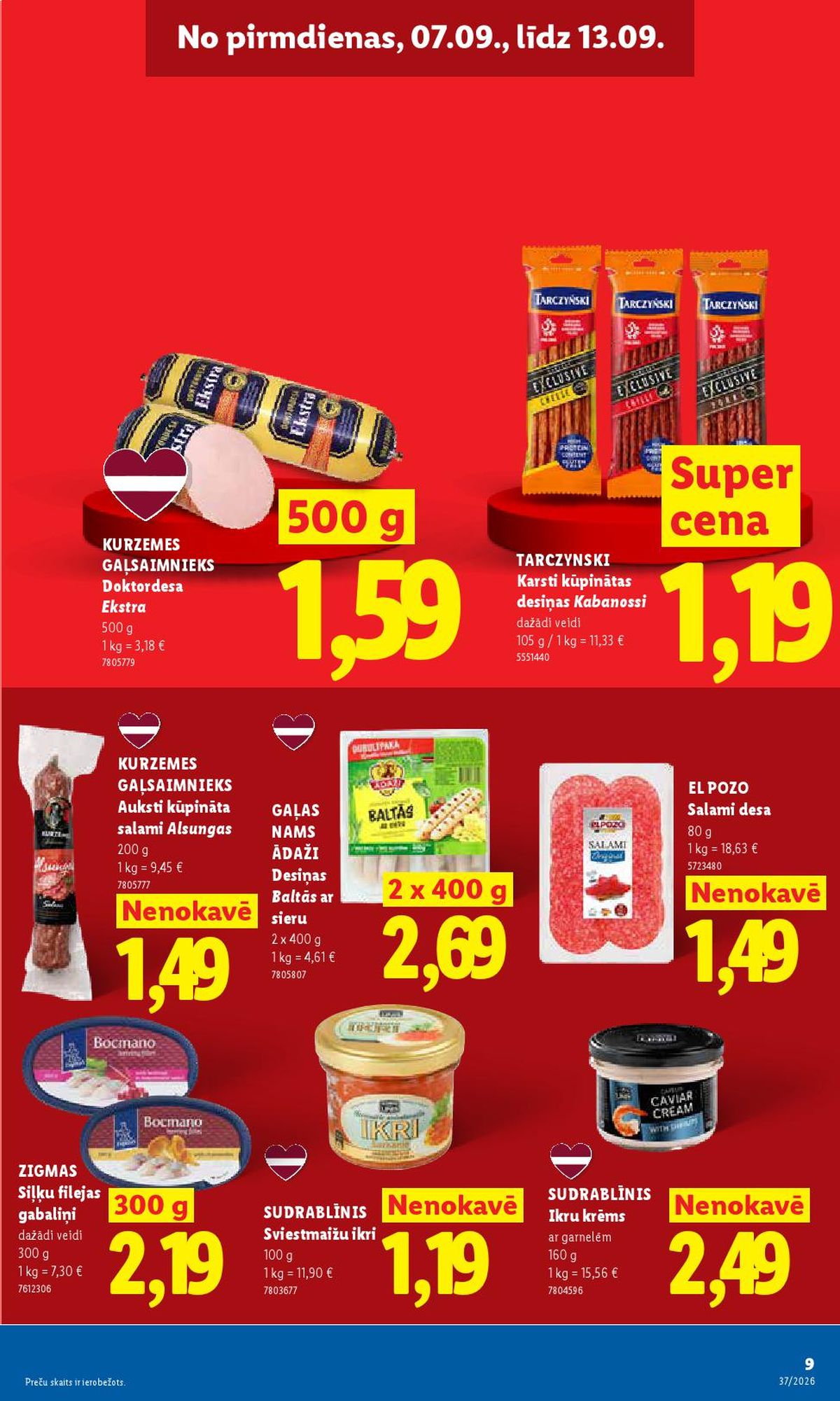 lidl - LIDL - Aktuālais akciju buklets (07.09.2026 - 13.09.2026) - page: 4
