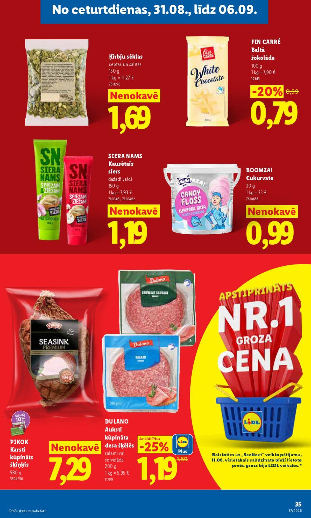 lidl - LIDL - Aktuālais akciju buklets (07.09.2026 - 13.09.2026) - page: 19