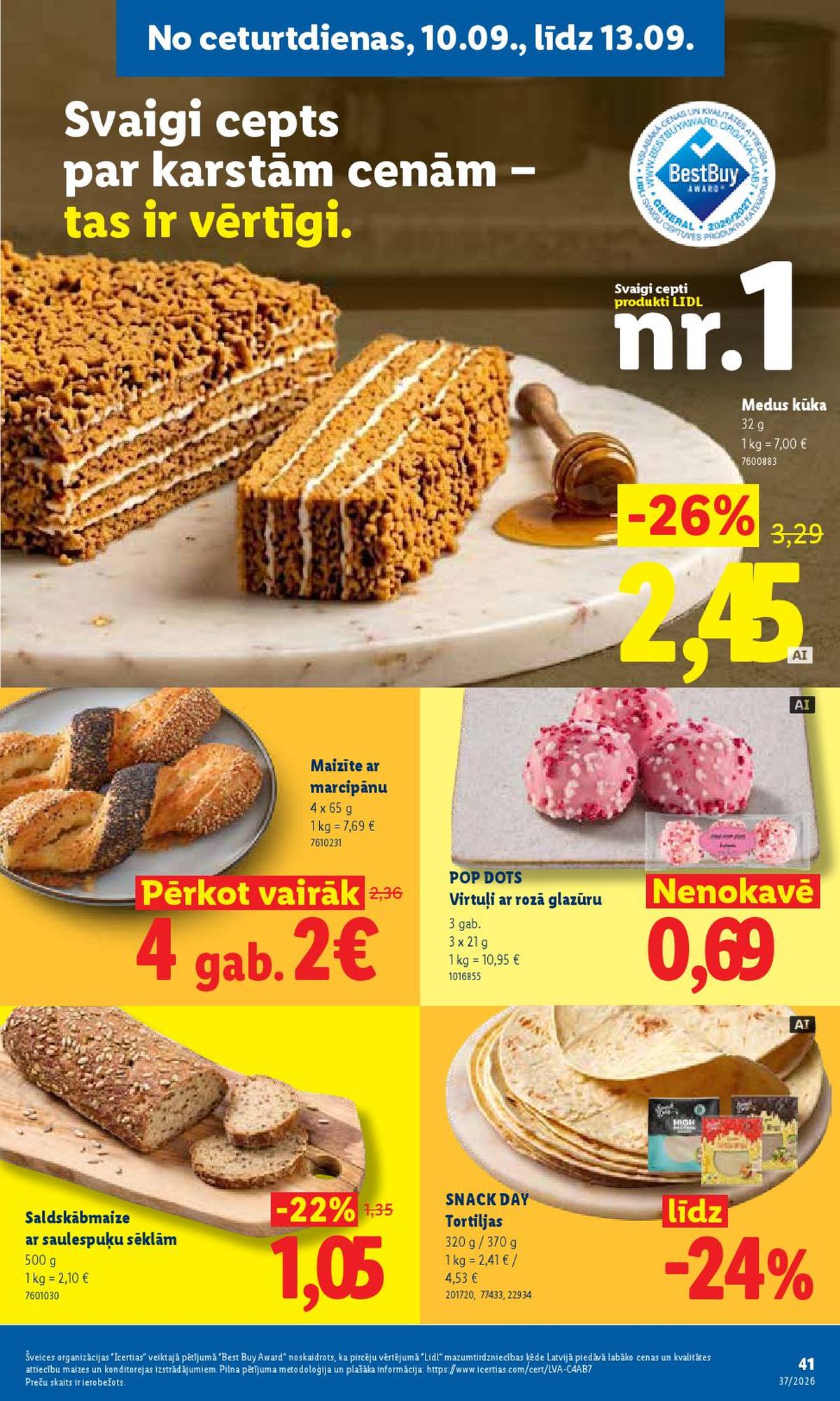 lidl - LIDL - Aktuālais akciju buklets (07.09.2026 - 13.09.2026) - page: 22