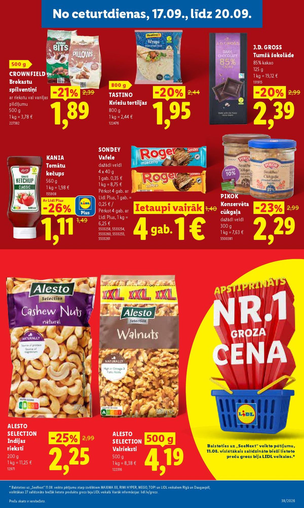 lidl - LIDL - Aktuālais akciju buklets (14.09.2026 - 20.09.2026) - page: 14