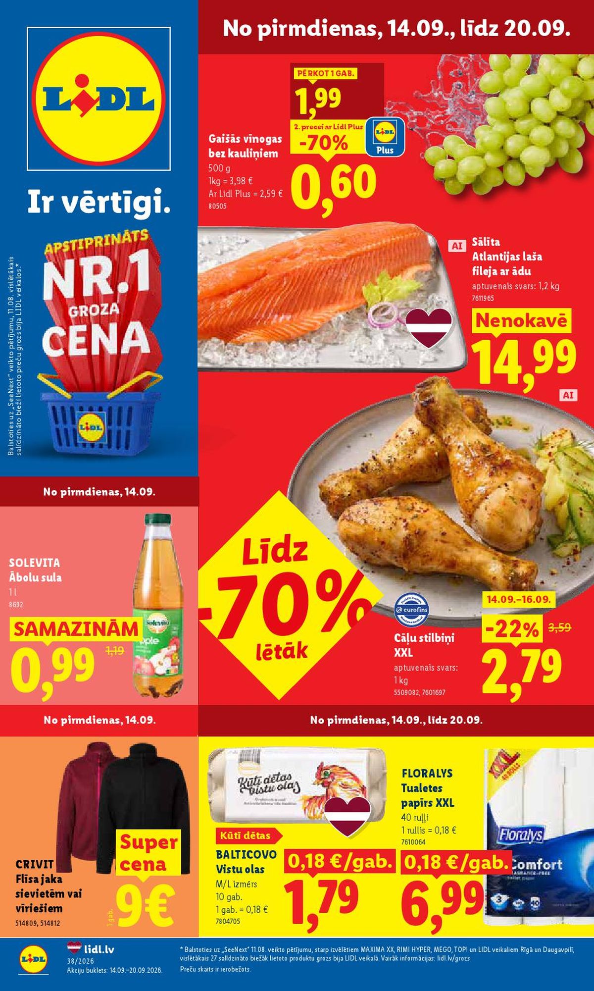 lidl - LIDL - Aktuālais akciju buklets (14.09.2026 - 20.09.2026)