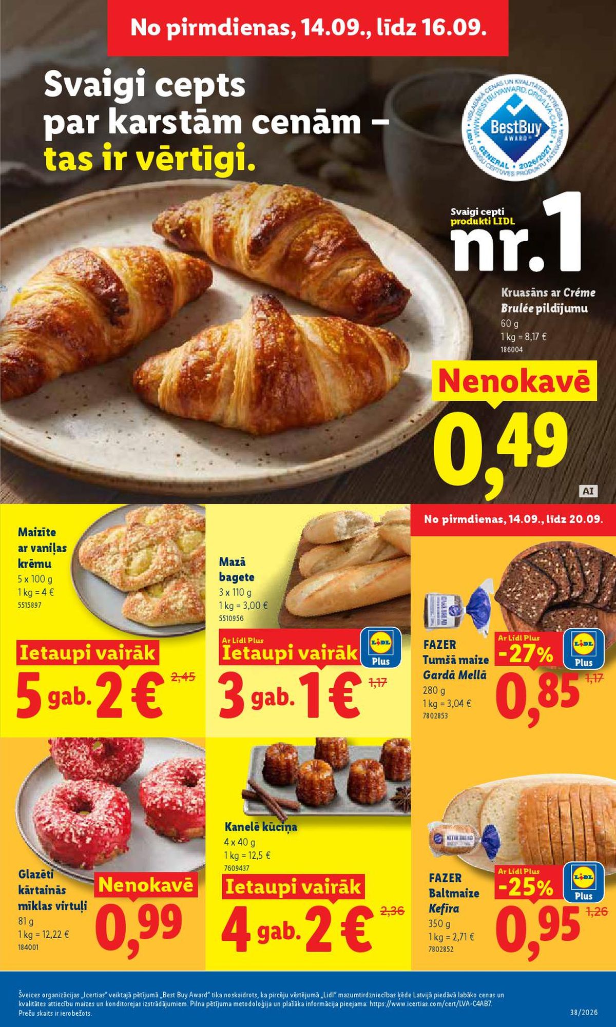 lidl - LIDL - Aktuālais akciju buklets (14.09.2026 - 20.09.2026) - page: 2