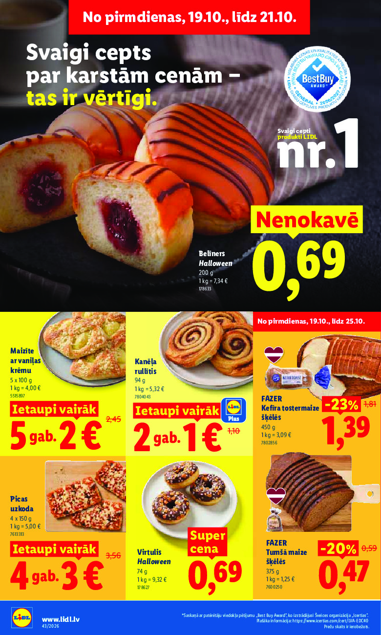 lidl - Aktuālais akciju buklets (2026-10-19 - 2026-10-25) - page: 6