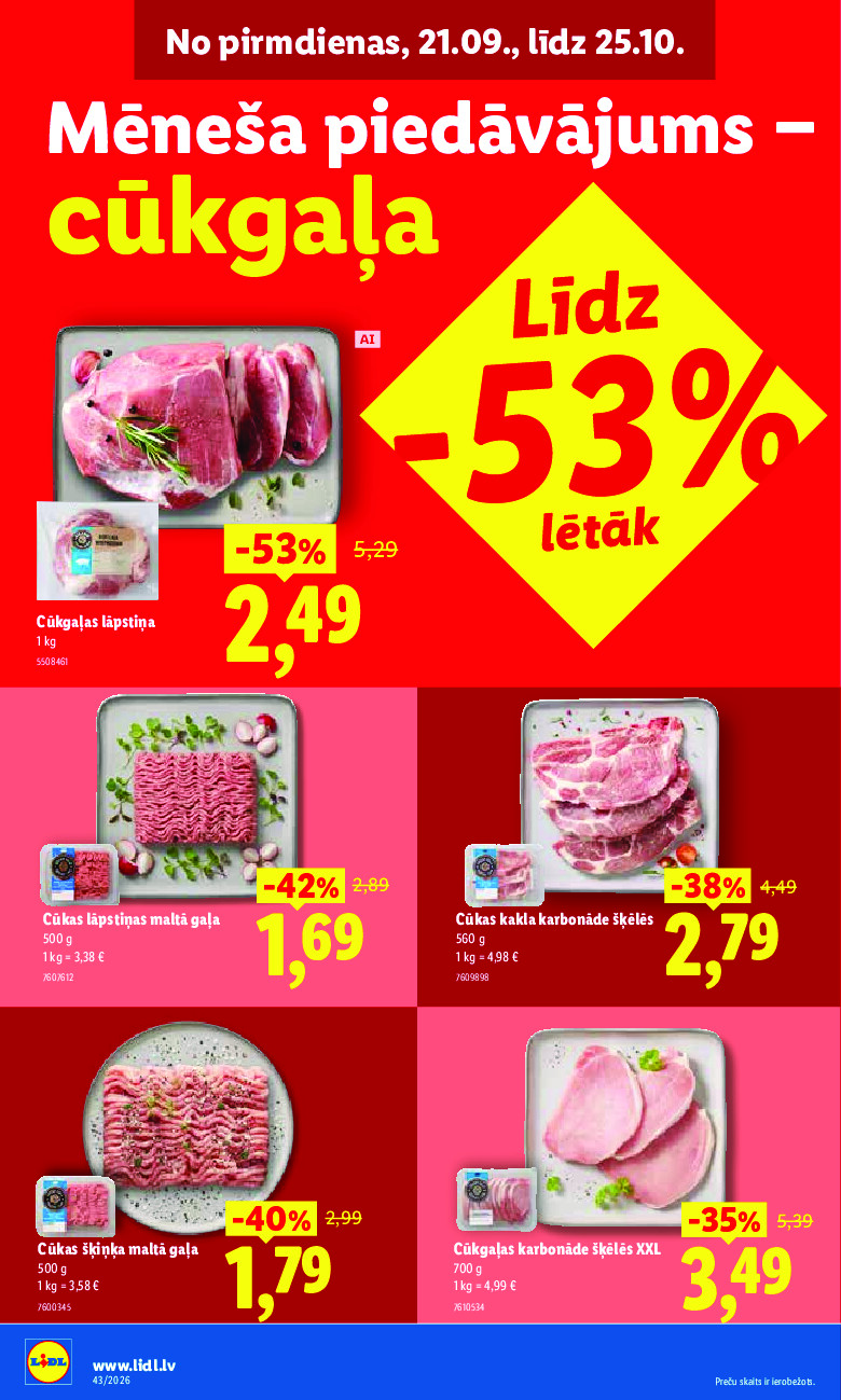 lidl - Aktuālais akciju buklets (2026-10-19 - 2026-10-25) - page: 10