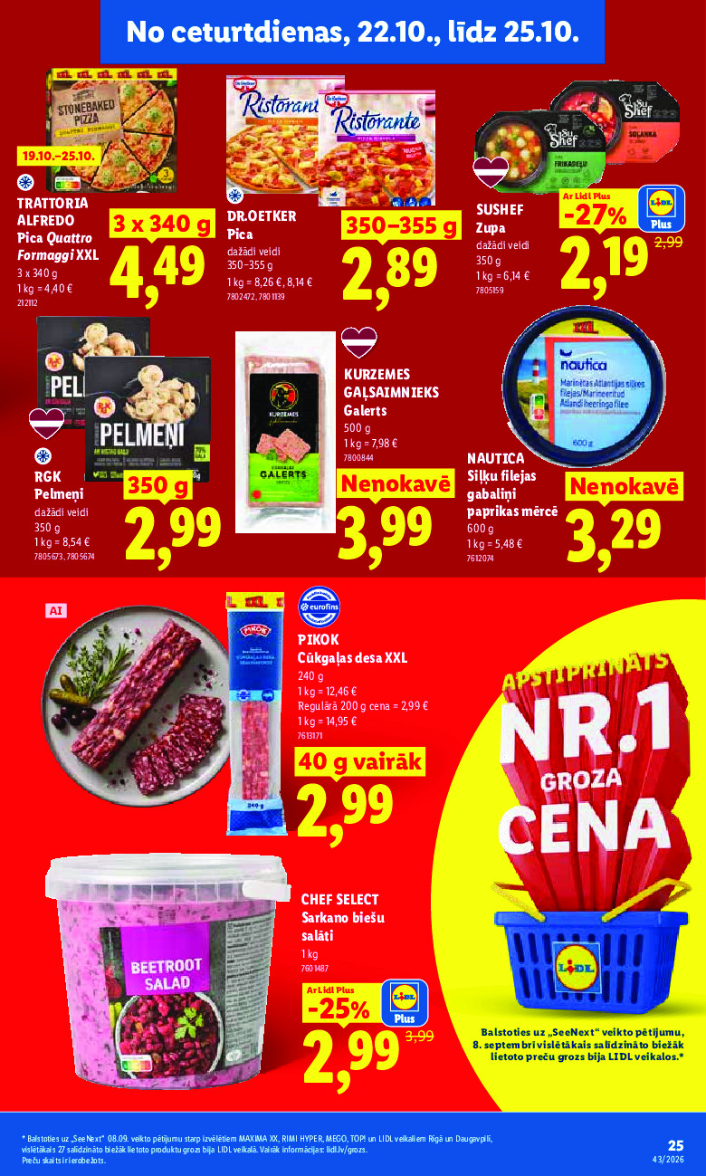 lidl - Aktuālais akciju buklets (2026-10-19 - 2026-10-25) - page: 25