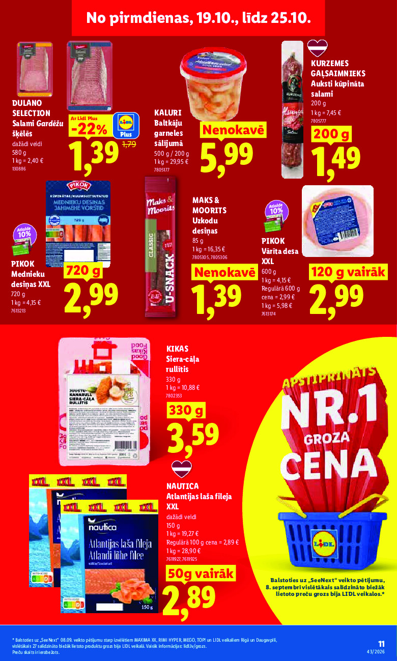 lidl - Aktuālais akciju buklets (2026-10-19 - 2026-10-25) - page: 11