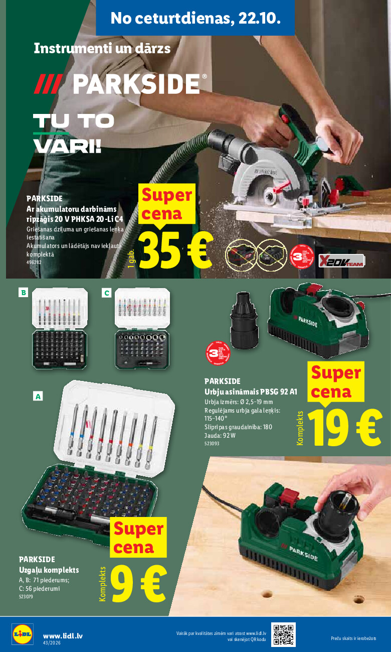 lidl - Nepārtikas preču piedāvājums (2026-10-19 - 2026-10-25) - page: 12