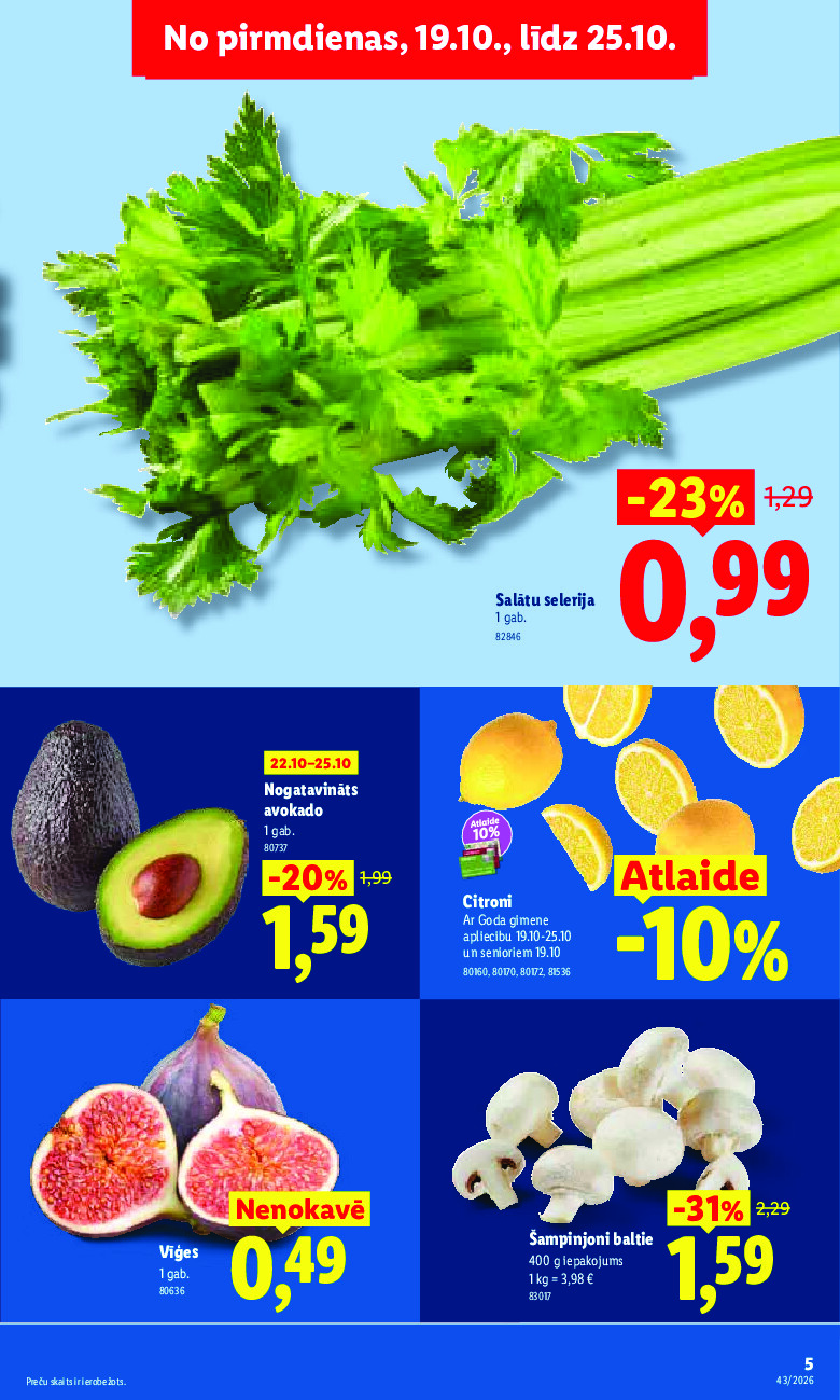 lidl - Aktuālais akciju buklets (2026-10-19 - 2026-10-25) - page: 5