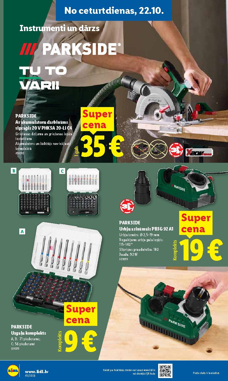 lidl - Nepārtikas preču piedāvājums (2026-10-19 - 2026-10-25) - page: 12