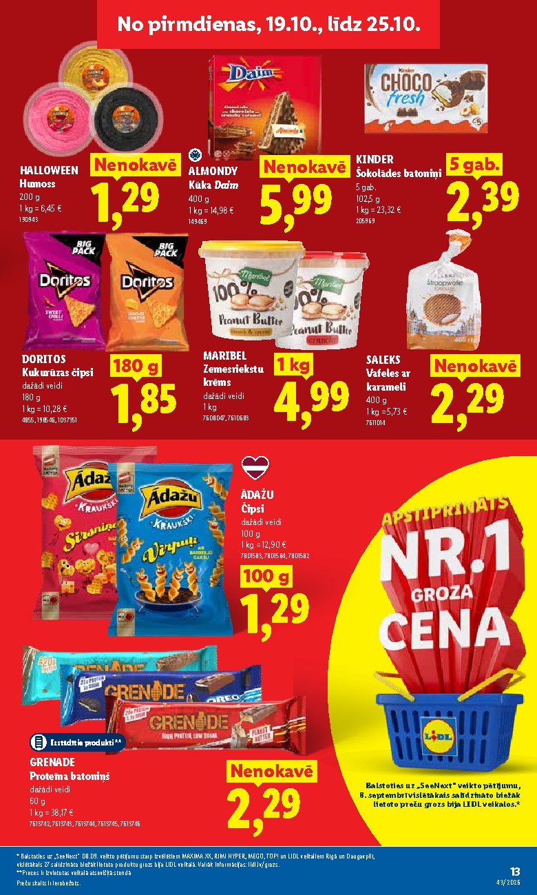 lidl - Aktuālais akciju buklets (2026-10-19 - 2026-10-25) - page: 13