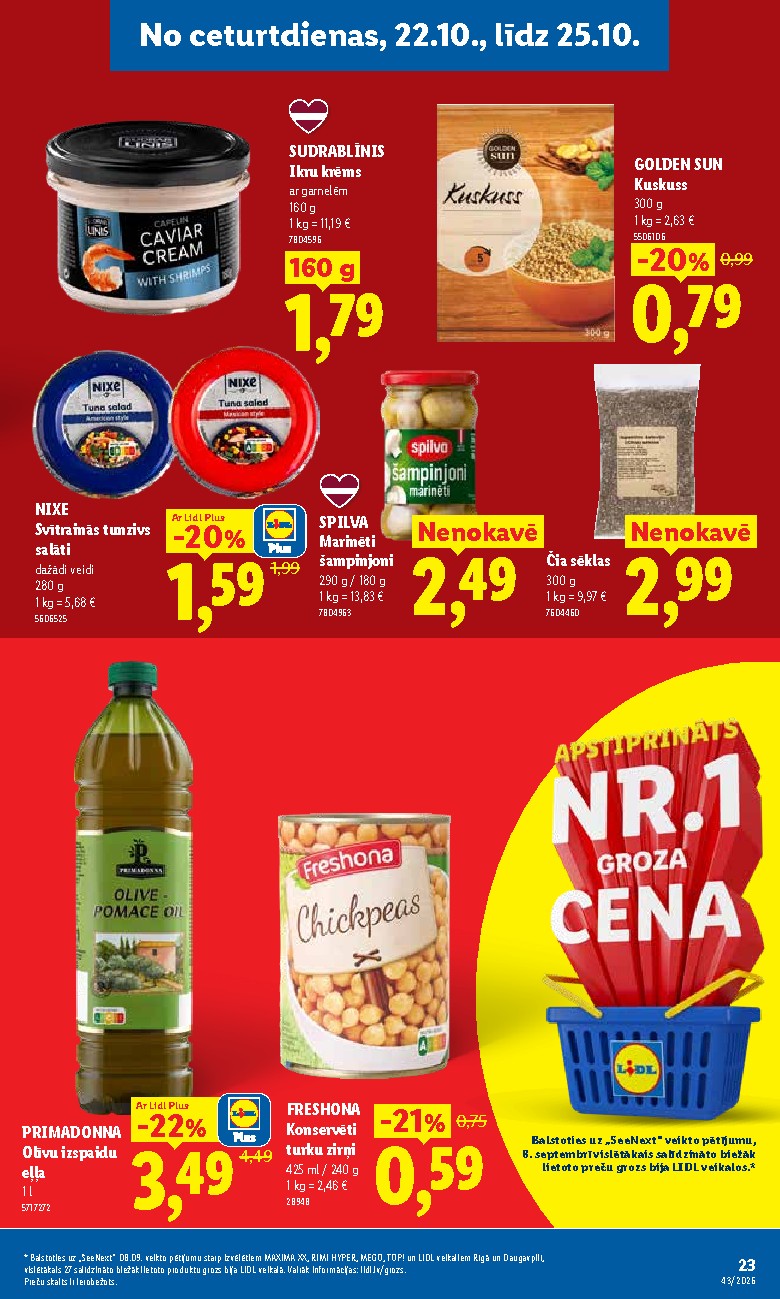 lidl - Aktuālais akciju buklets (2026-10-19 - 2026-10-25) - page: 23