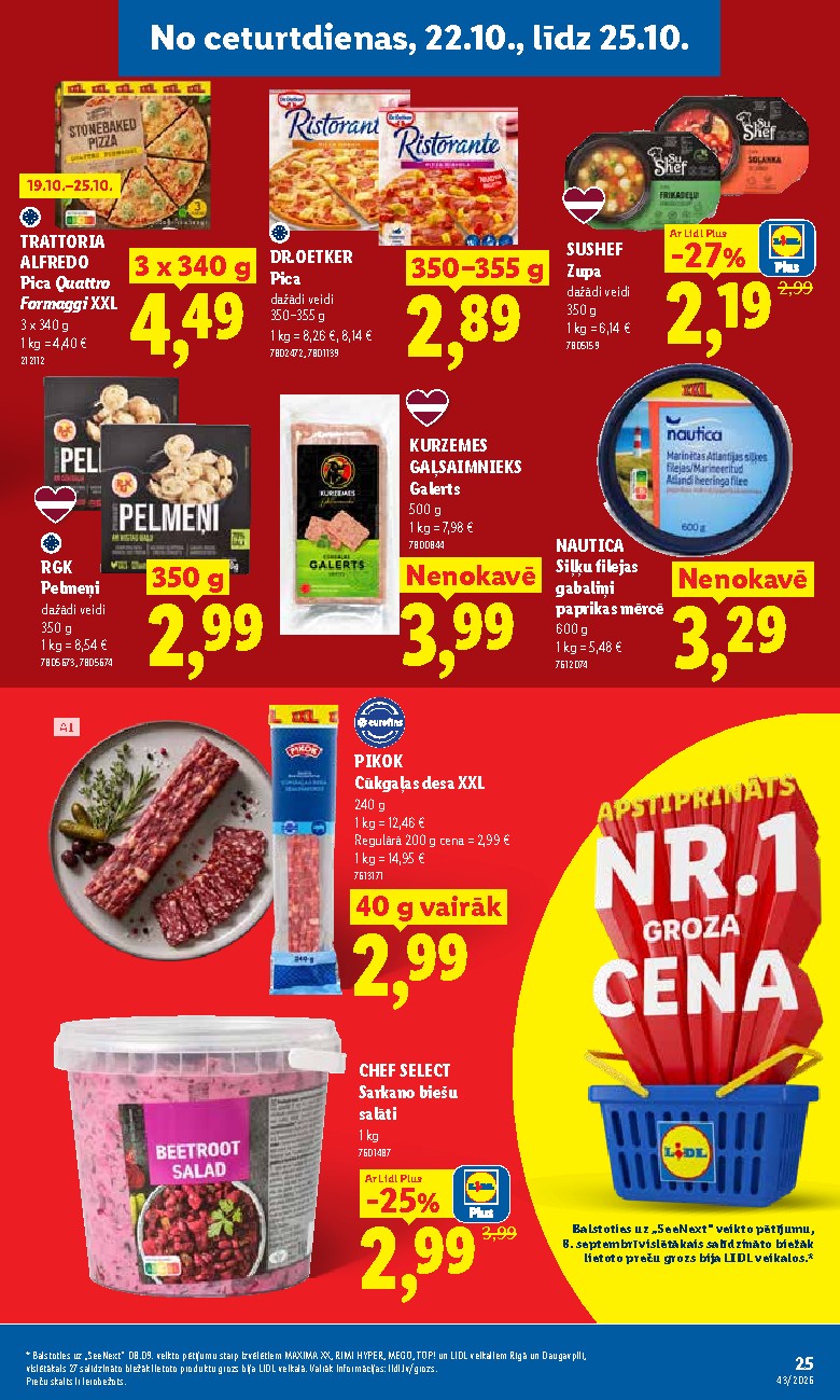 lidl - Aktuālais akciju buklets (2026-10-19 - 2026-10-25) - page: 25