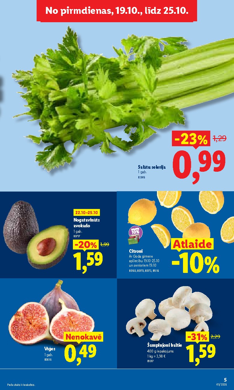 lidl - Aktuālais akciju buklets (2026-10-19 - 2026-10-25) - page: 5
