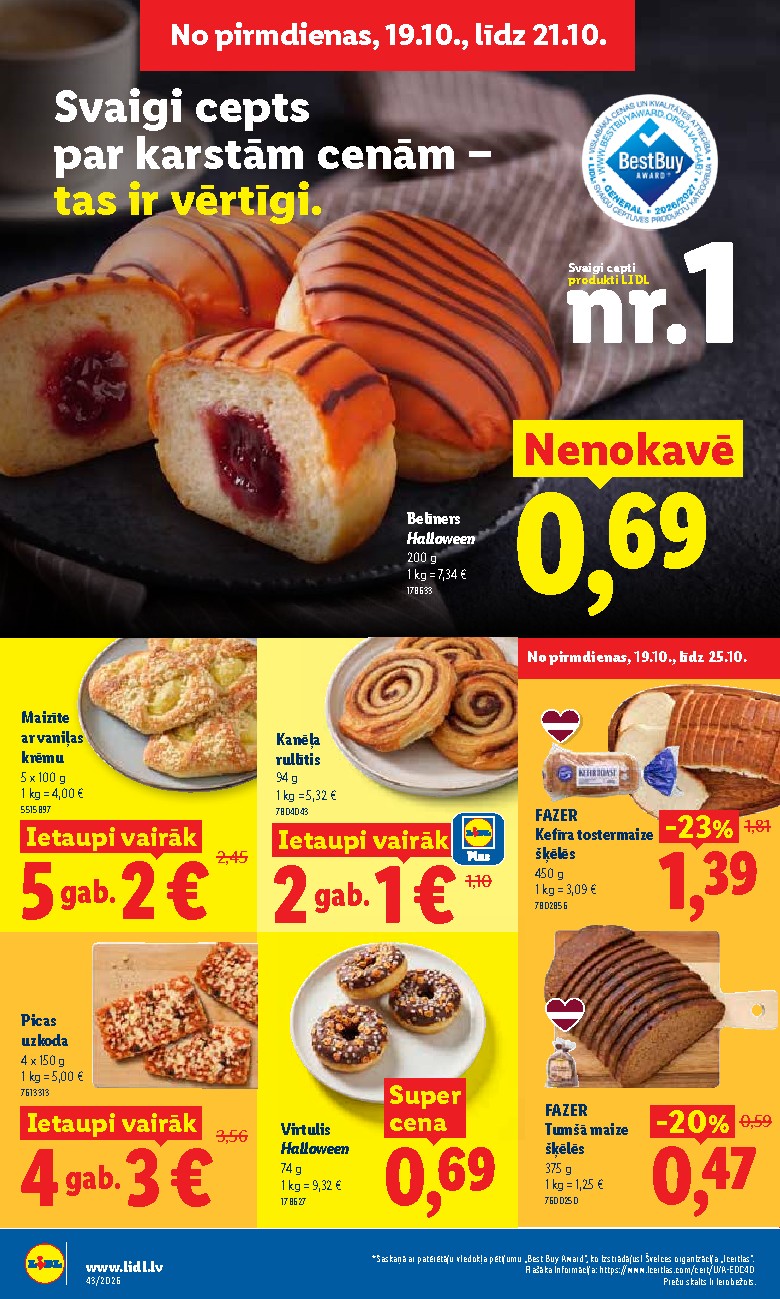 lidl - Aktuālais akciju buklets (2026-10-19 - 2026-10-25) - page: 6