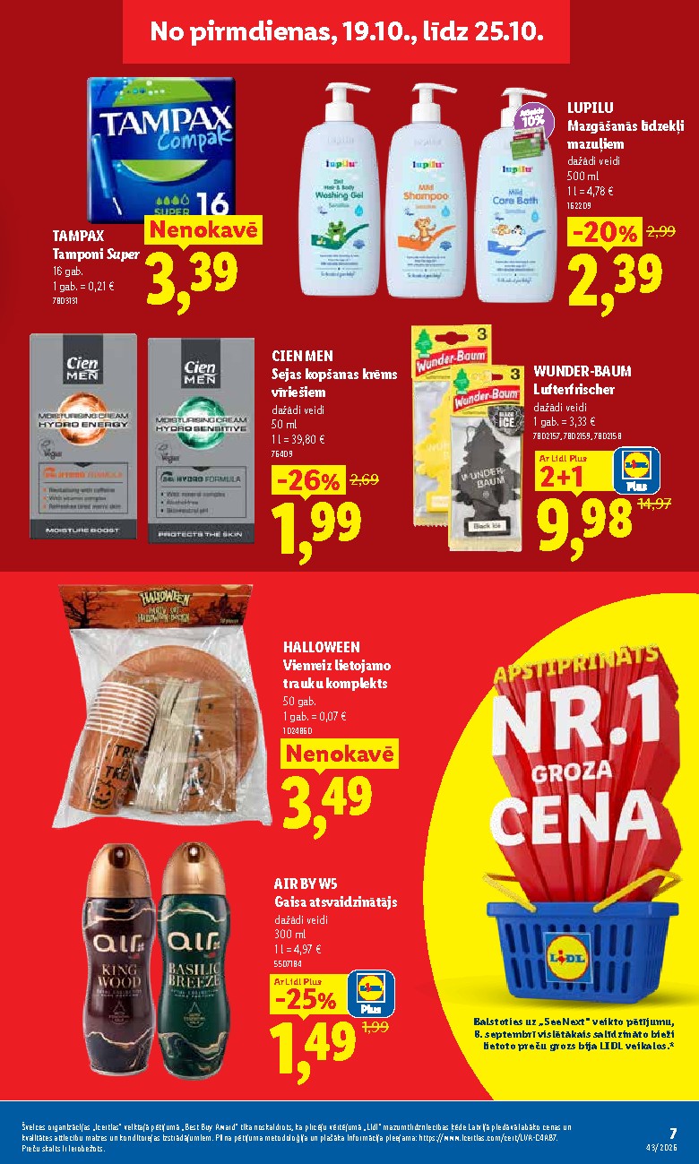 lidl - Aktuālais akciju buklets (2026-10-19 - 2026-10-25) - page: 7
