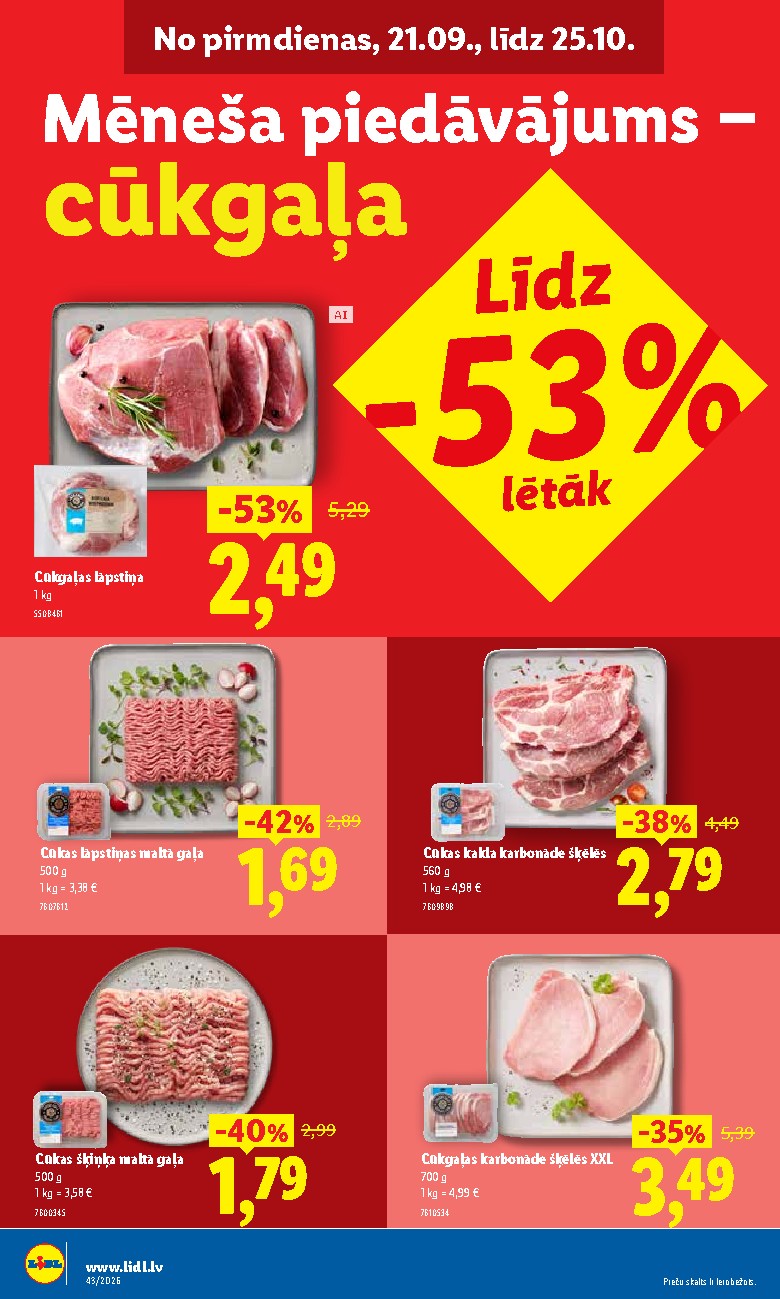 lidl - Aktuālais akciju buklets (2026-10-19 - 2026-10-25) - page: 10