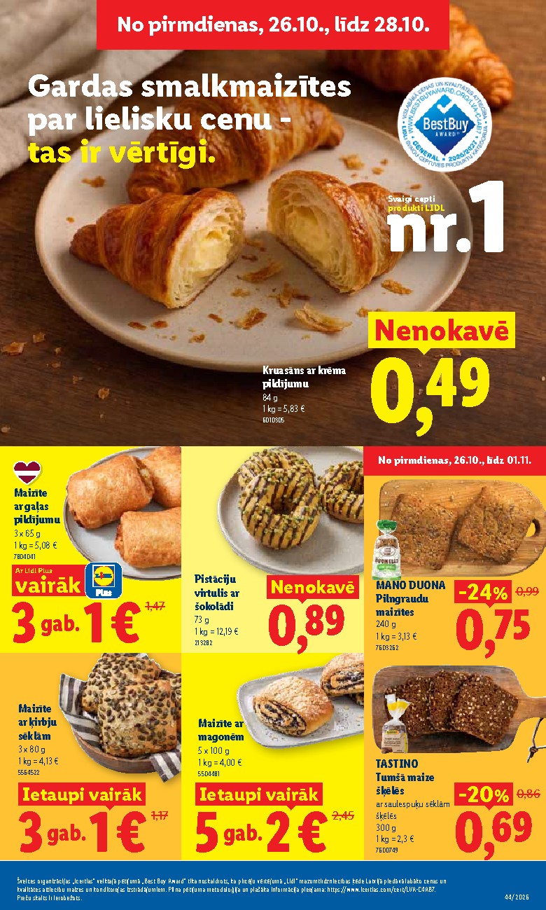 lidl - Aktuālais akciju buklets (2026-10-26 - 2026-11-01) - page: 10