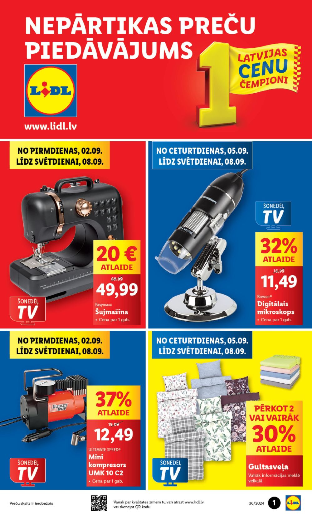 lidl - LIDL - Nepārtikas preču piedāvājums (02.09.2024 - 08.09.2024)