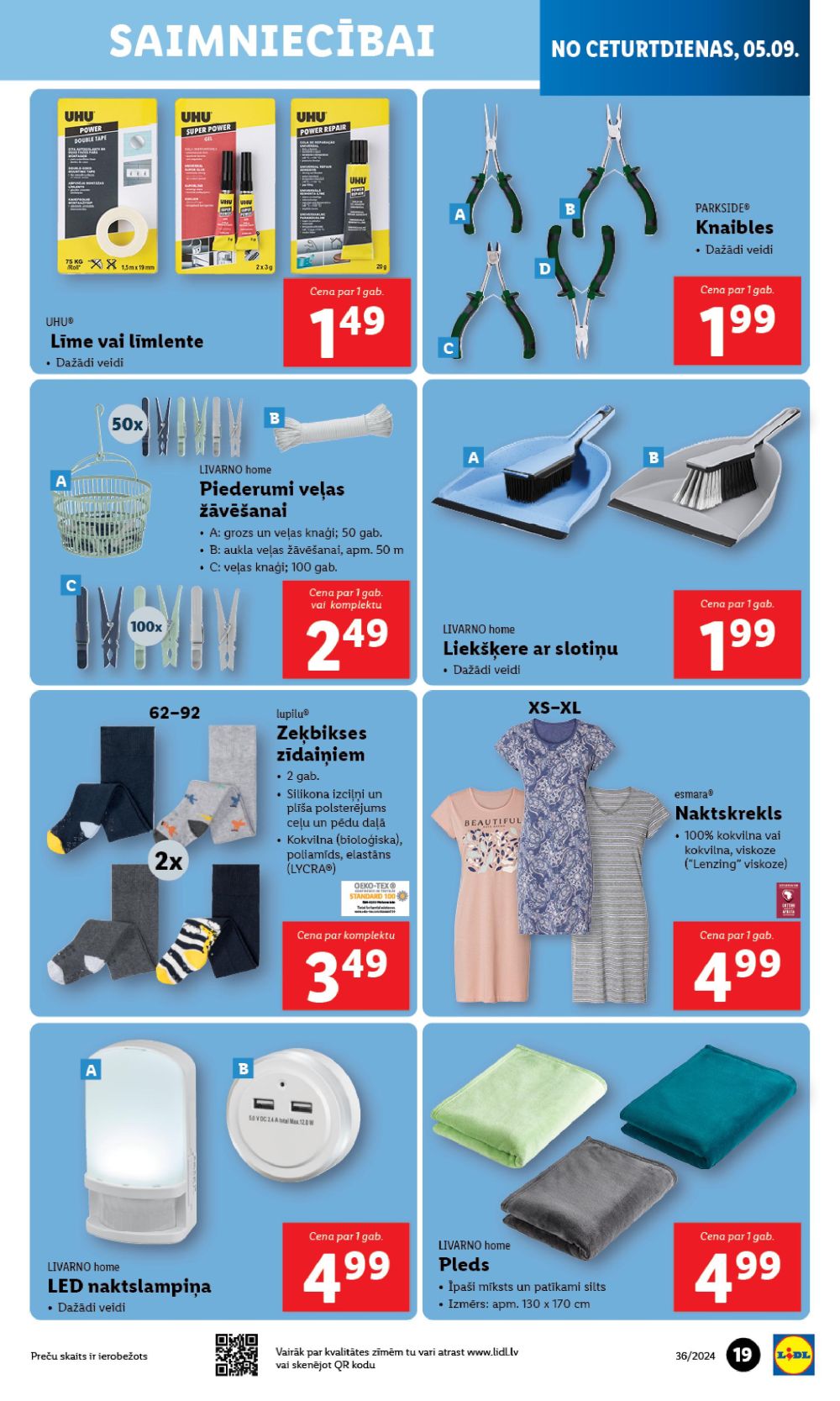 lidl - LIDL - Nepārtikas preču piedāvājums (02.09.2024 - 08.09.2024) - page: 19