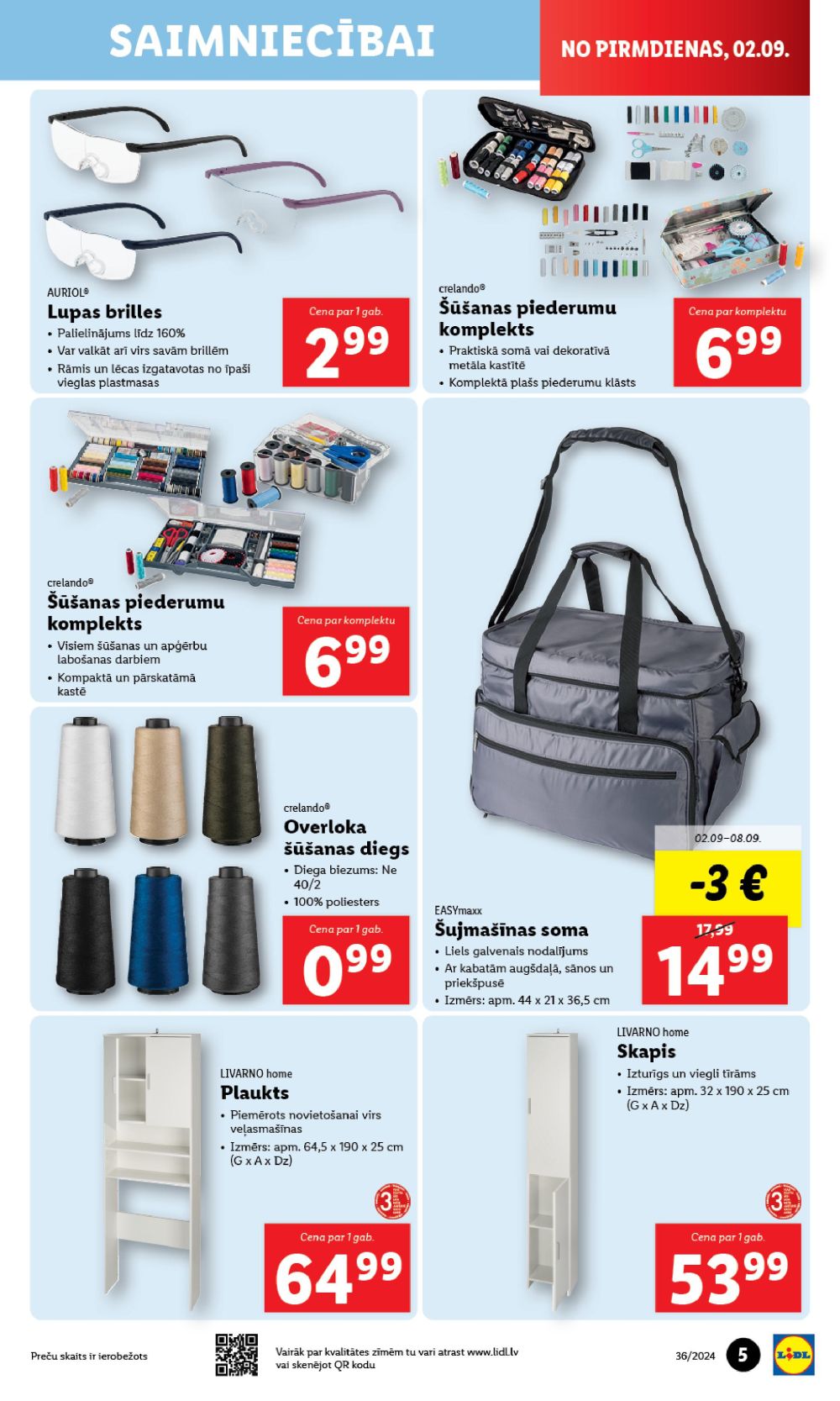 lidl - LIDL - Nepārtikas preču piedāvājums (02.09.2024 - 08.09.2024) - page: 5