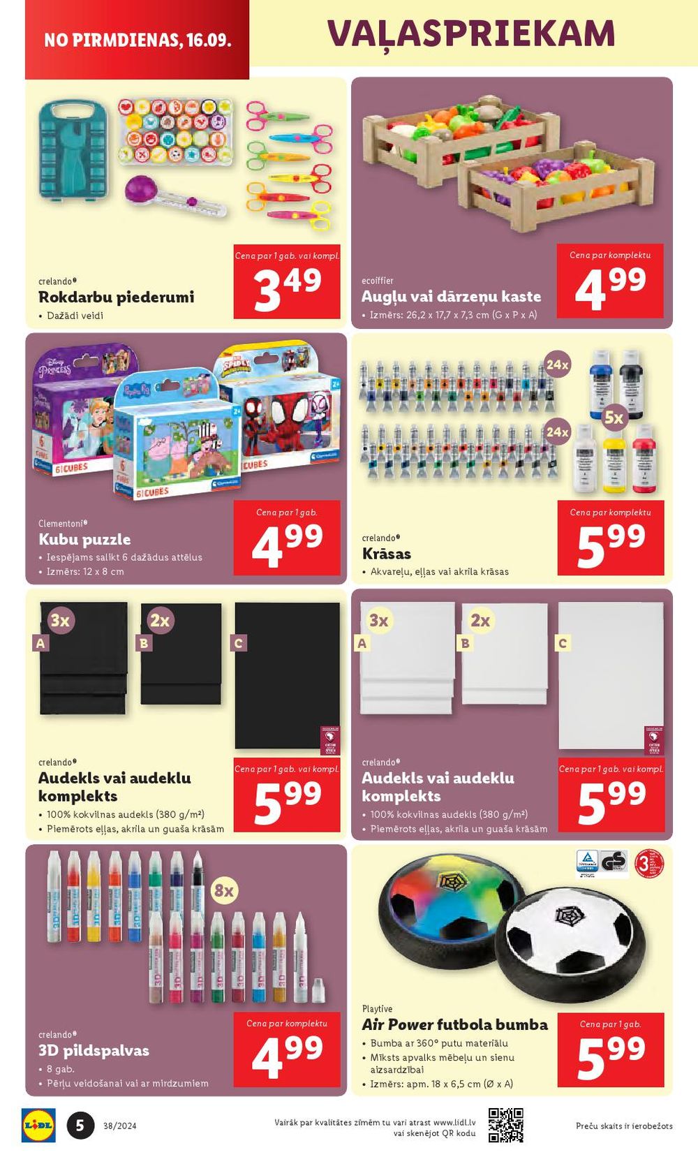 lidl - LIDL - Nepārtikas preču piedāvājums (16.09.2024 - 22.09.2024) - page: 5