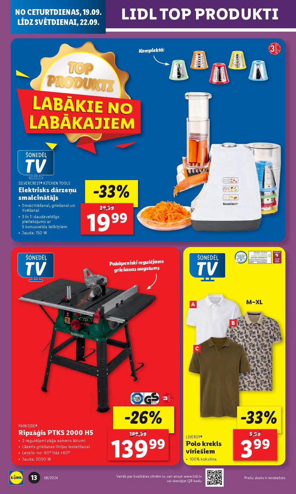 lidl - LIDL - Nepārtikas preču piedāvājums (16.09.2024 - 22.09.2024) - page: 13