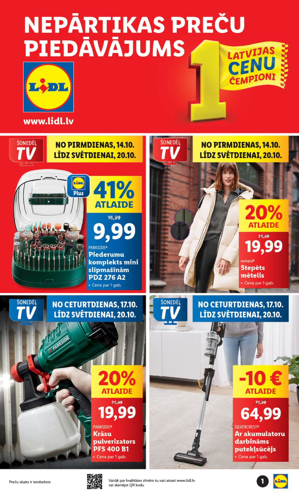 lidl - LIDL - Nepārtikas preču piedāvājums (14.10.2024 - 20.10.2024) - page: 1