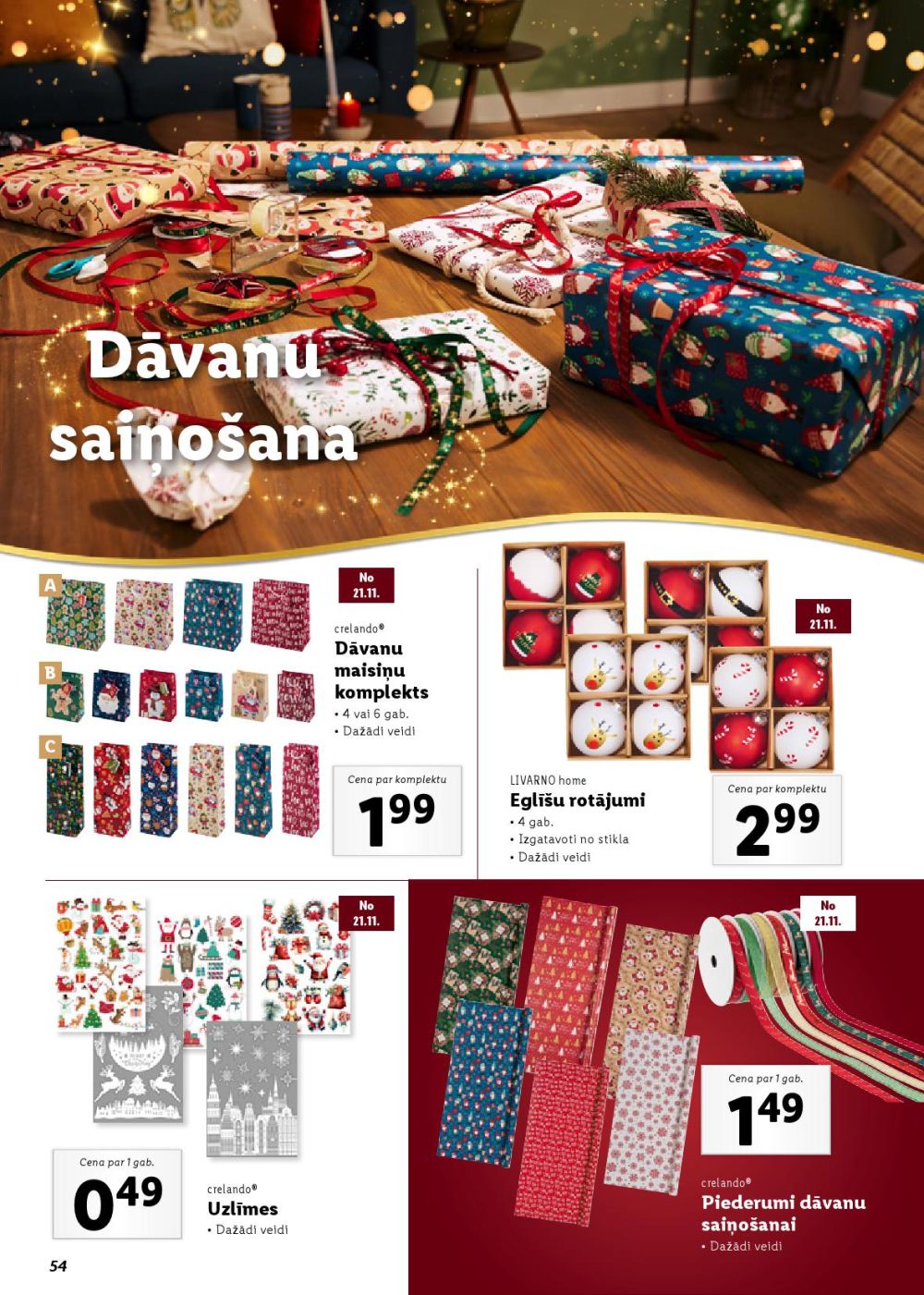 lidl - LIDL - Brīnumainais Ziemassvētku laiks (21.10.2024 - 01.01.2025) - page: 54