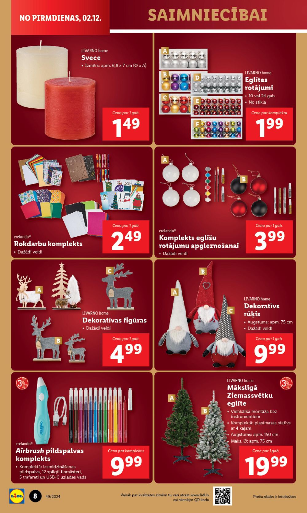 lidl - LIDL - Nepārtikas preču piedāvājums (02.12.2024 - 08.12.2024) - page: 8