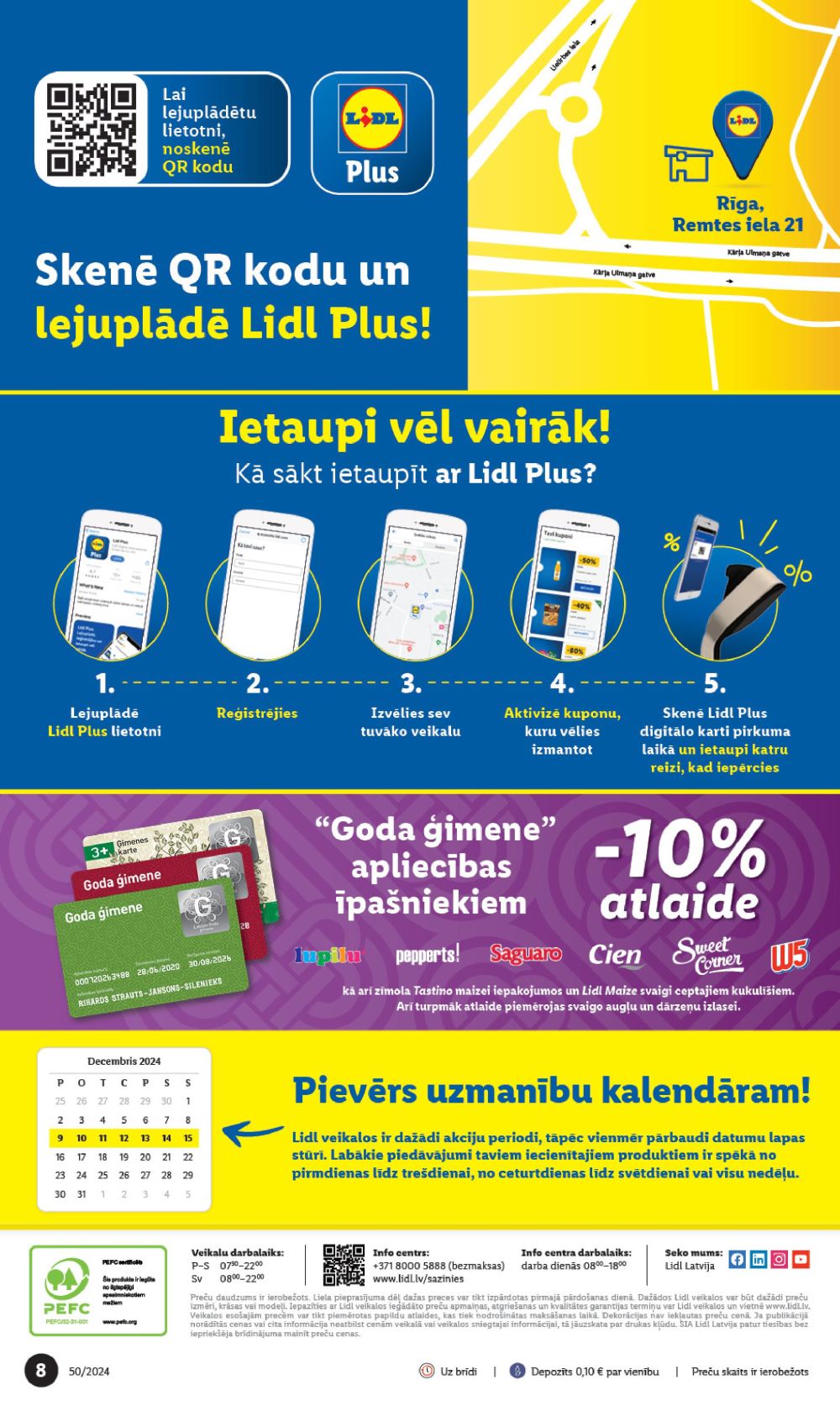 lidl - LIDL - Jauns veikals Rīgā! (09.12.2024 - 15.12.2024) - page: 8