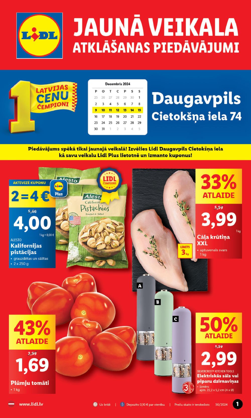 lidl - LIDL - Jauns veikals Daugavpilī! (09.12.2024 - 15.12.2024)