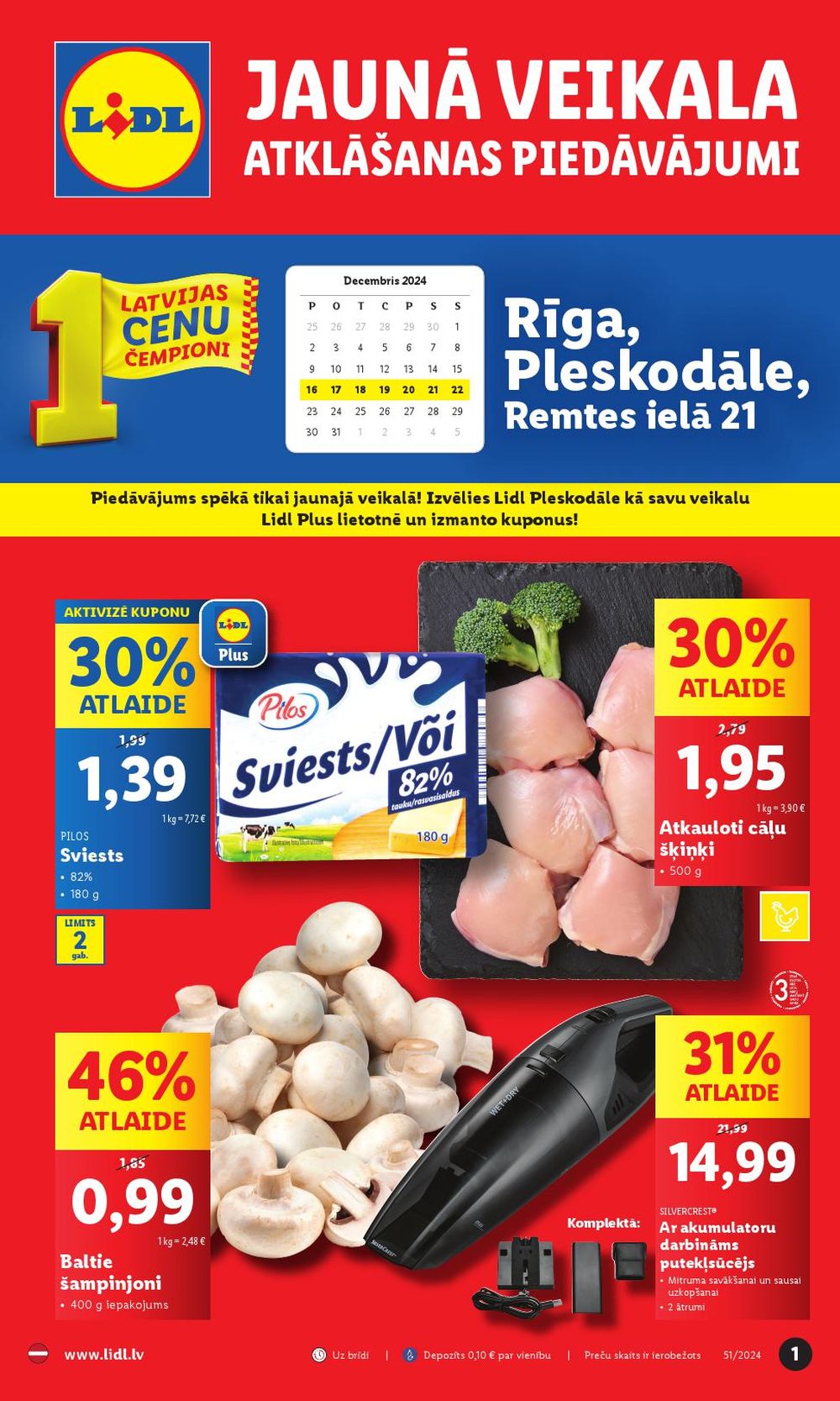 lidl - LIDL - Jauns veikals Rīgā! (16.12.2024 - 22.12.2024)