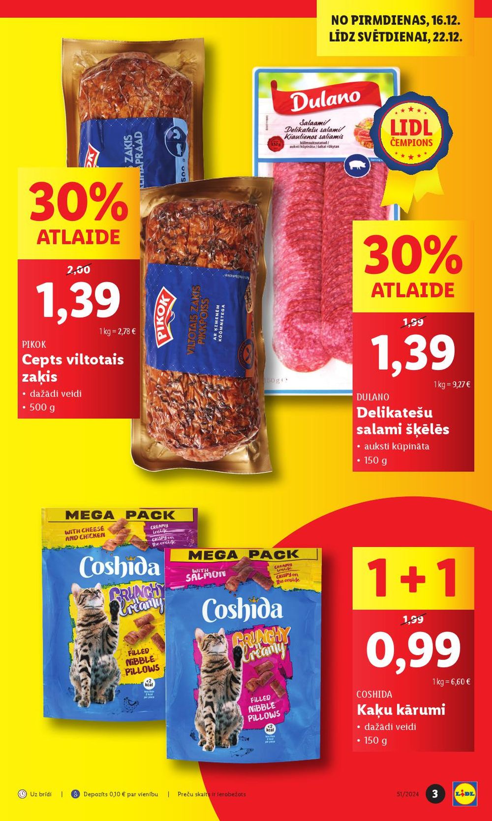 lidl - LIDL - Jauns veikals Rīgā! (16.12.2024 - 22.12.2024) - page: 3