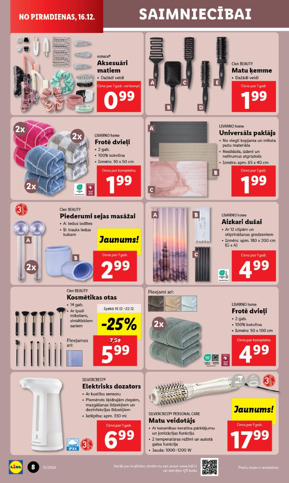 lidl - LIDL - Nepārtikas preču piedāvājums (16.12.2024 - 23.12.2024) - page: 8