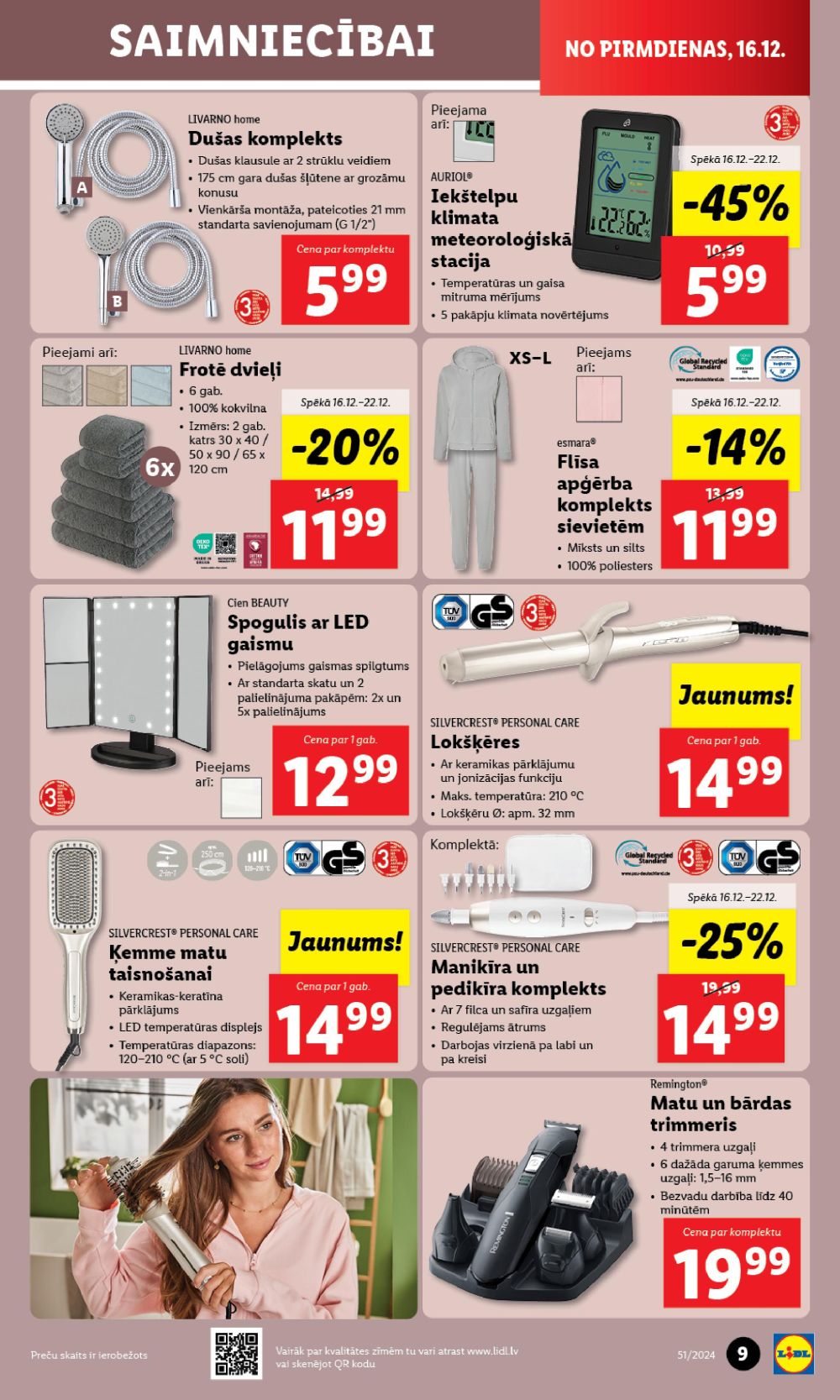 lidl - LIDL - Nepārtikas preču piedāvājums (16.12.2024 - 23.12.2024) - page: 9