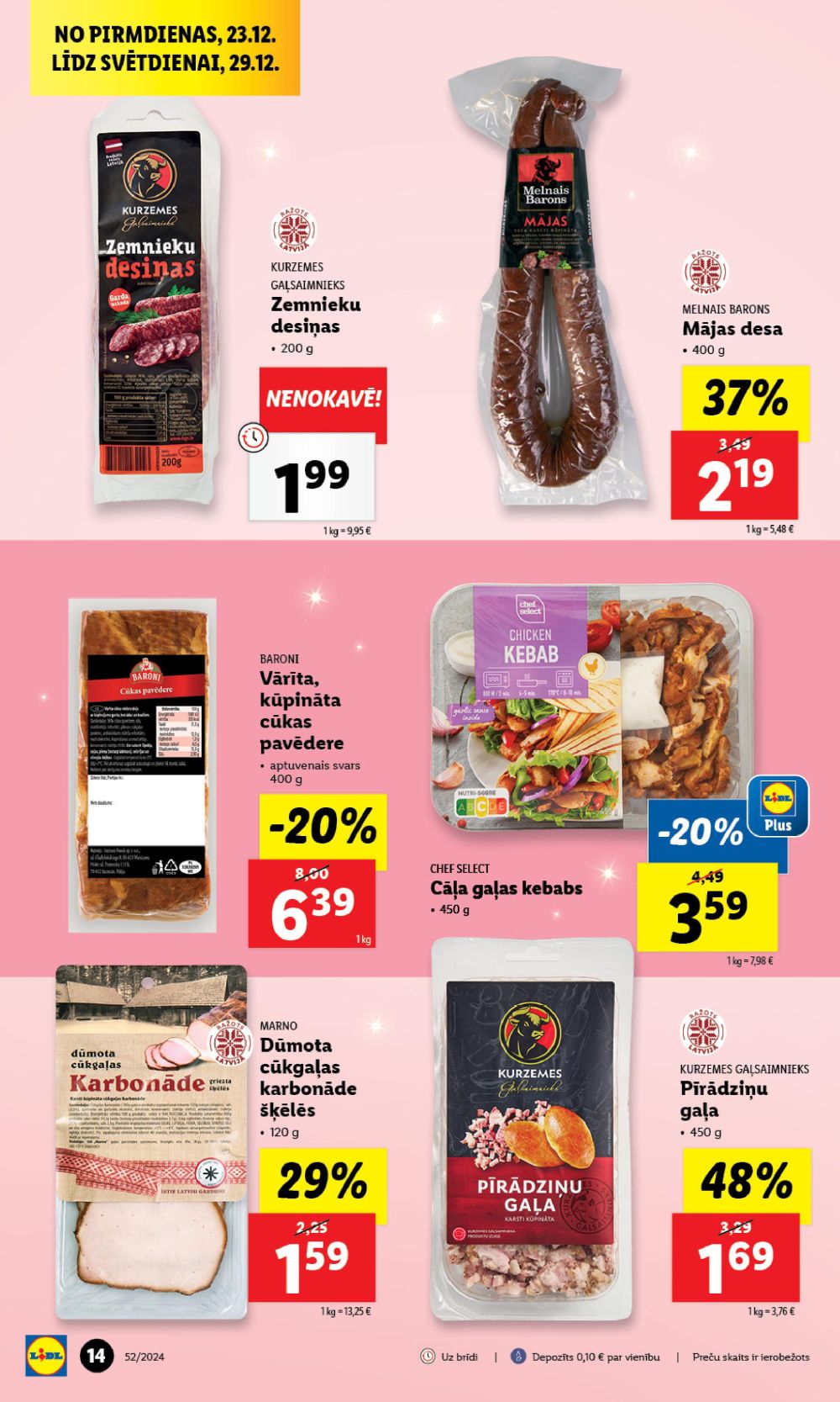 lidl - LIDL (23.12.2024 - 29.12.2024) - page: 14