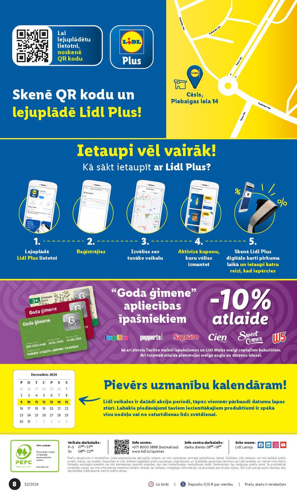 lidl - LIDL - Jauns vecklas Cēsīs! (23.12.2024 - 29.12.2024) - page: 8