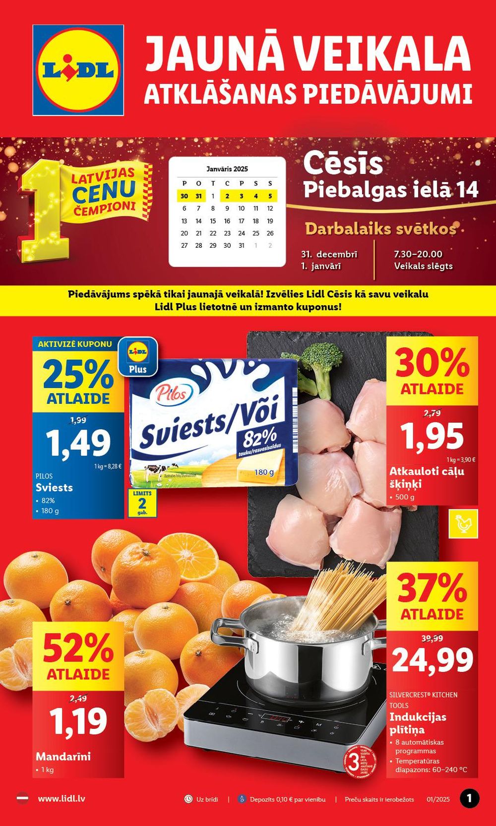 lidl - LIDL - Jauns vecklas Cēsīs! (30.12.2024 - 05.01.2025)