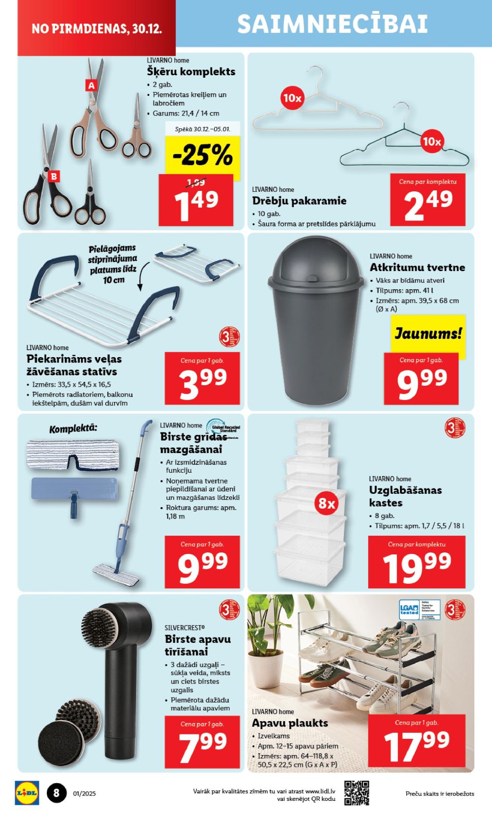 lidl - LIDL - Nepārtikas preču piedāvājums (30.12.2024 - 05.01.2025) - page: 8